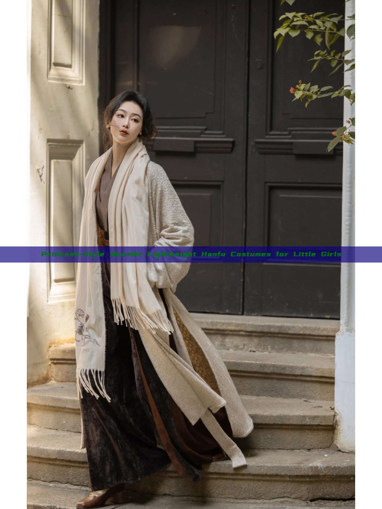 Princess-Style Summer Lightweight Hanfu Costumes for Little Girls Princess-Style Summer Lightweight Hanfu Costumes for Little Girls
