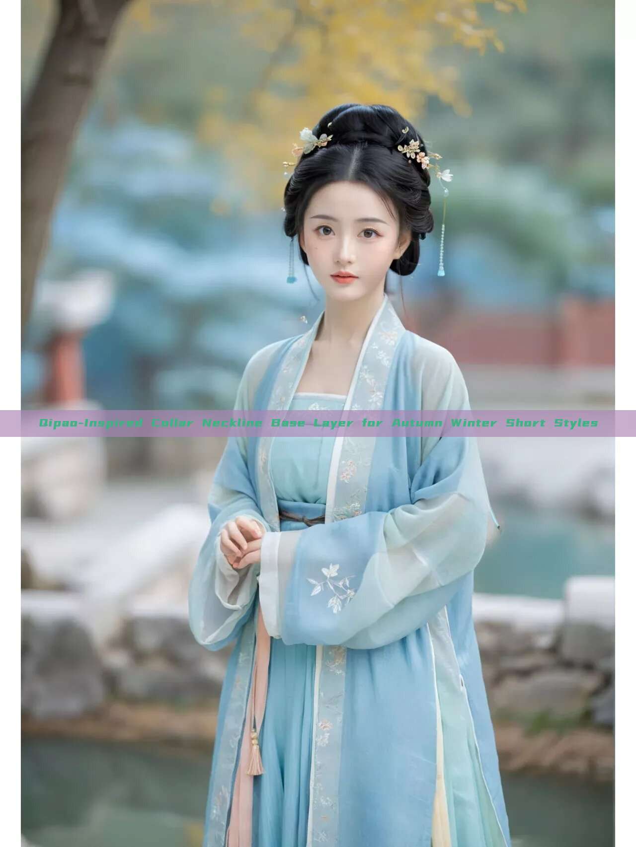 Qipao-Inspired Collar Neckline Base Layer for Autumn Winter Short Styles Qipao-Inspired Collar Neckline Base Layer for Autumn Winter Short Styles