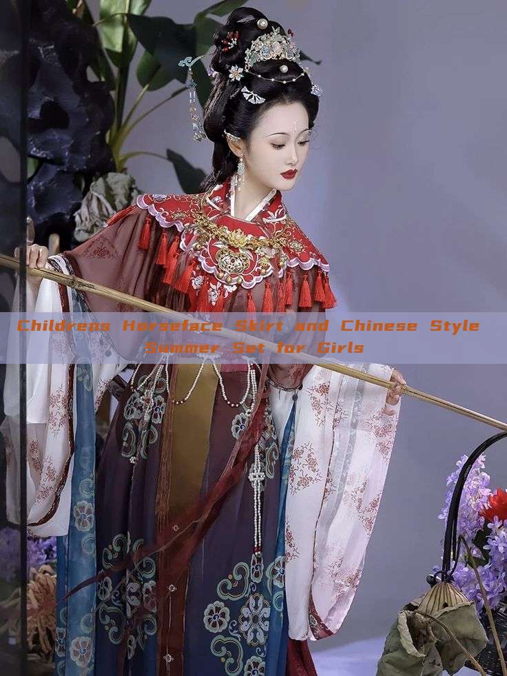 Childrens Horseface Skirt and Chinese Style Summer Set for Girls Childrens Horseface Skirt and Chinese Style Summer Set for Girls
