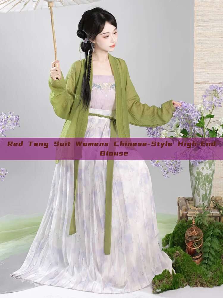 Red Tang Suit Womens Chinese-Style High-End Blouse Red Tang Suit Womens Chinese-Style High-End Blouse