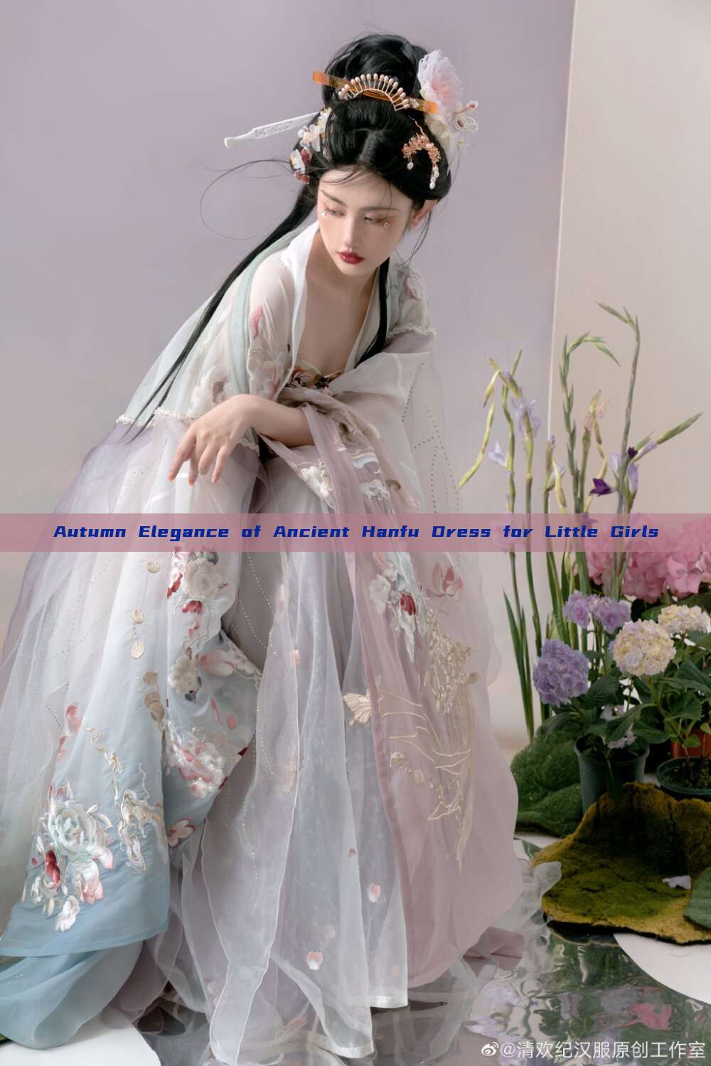 Autumn Elegance of Ancient Hanfu Dress for Little Girls Autumn Elegance of Ancient Hanfu Dress for Little Girls