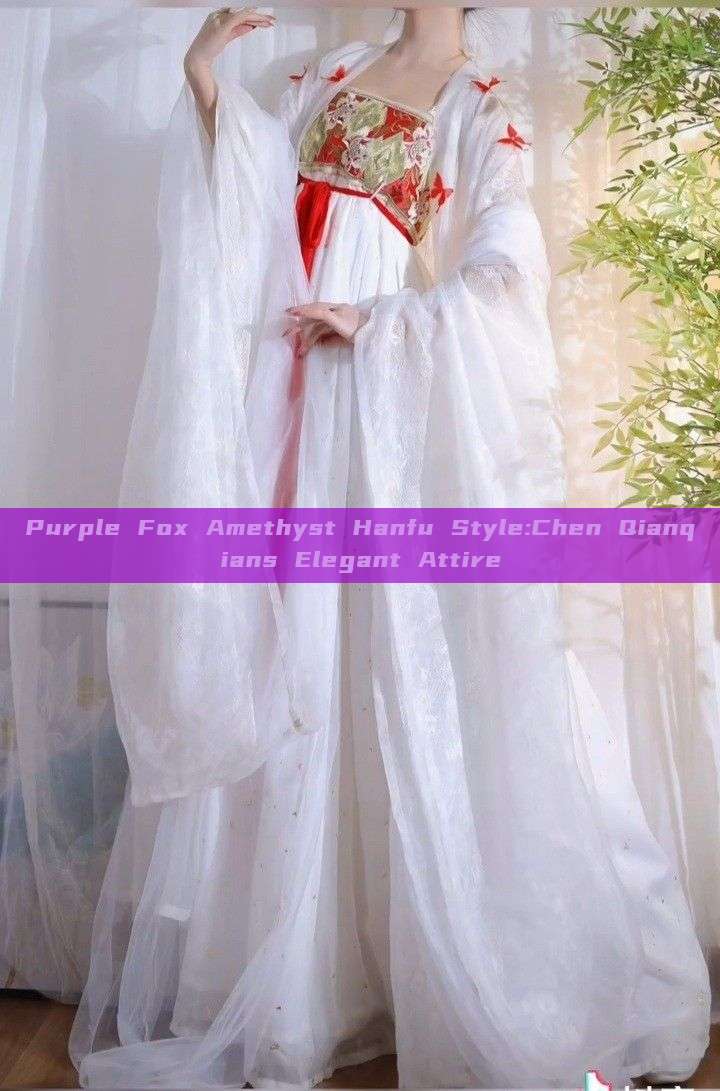 Purple Fox Amethyst Hanfu Style:Chen Qianqians Elegant Attire Purple Fox Amethyst Hanfu Style:Chen Qianqians Elegant Attire