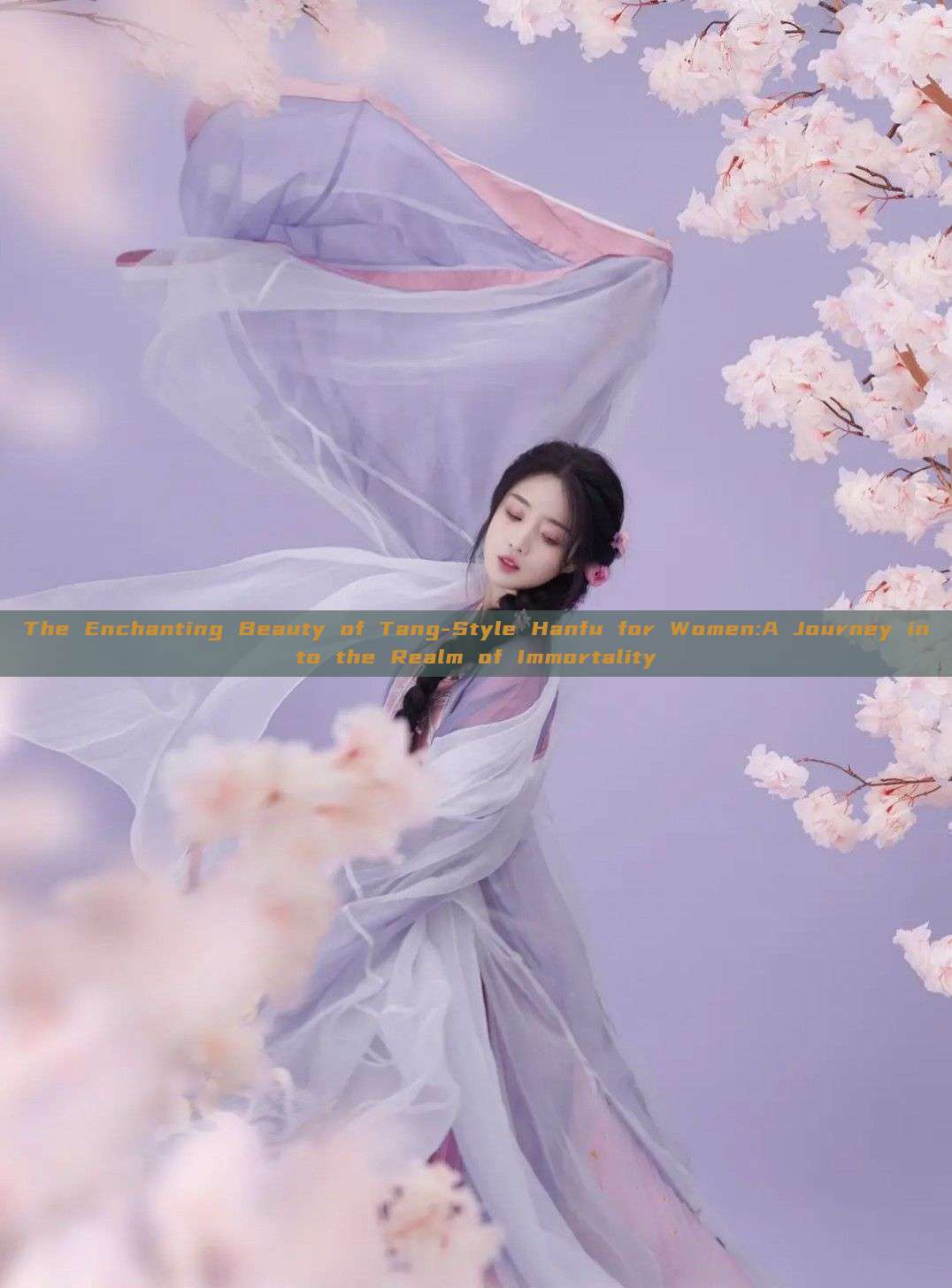 The Enchanting Beauty of Tang-Style Hanfu for Women:A Journey into the Realm of Immortality The Enchanting Beauty of Tang-Style Hanfu for Women:A Journey into the Realm of Immortality