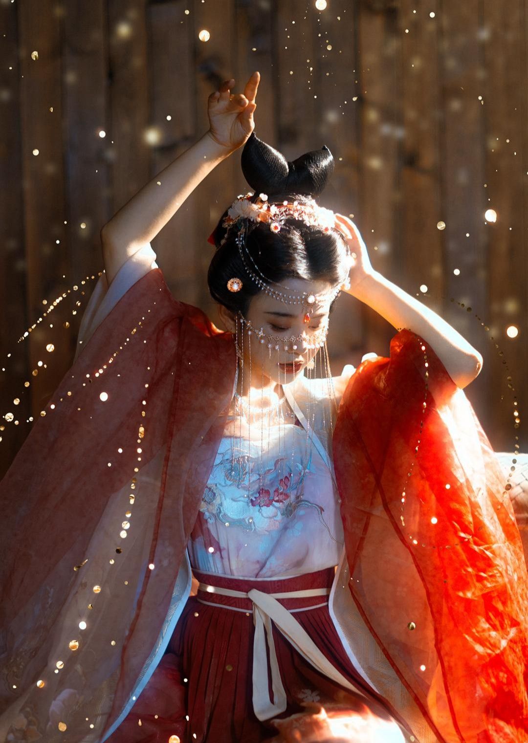 The Magnificent Traditional Hanfu Horseface Skirt for Big Kids The Magnificent Traditional Hanfu Horseface Skirt for Big Kids