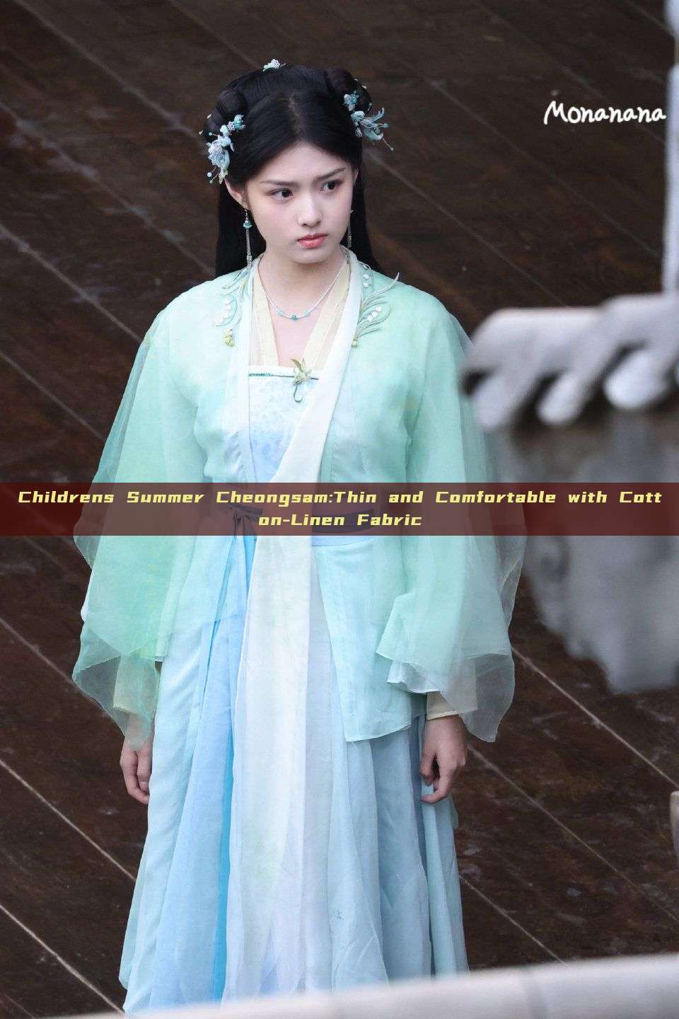 Childrens Summer Cheongsam:Thin and Comfortable with Cotton-Linen Fabric Childrens Summer Cheongsam:Thin and Comfortable with Cotton-Linen Fabric