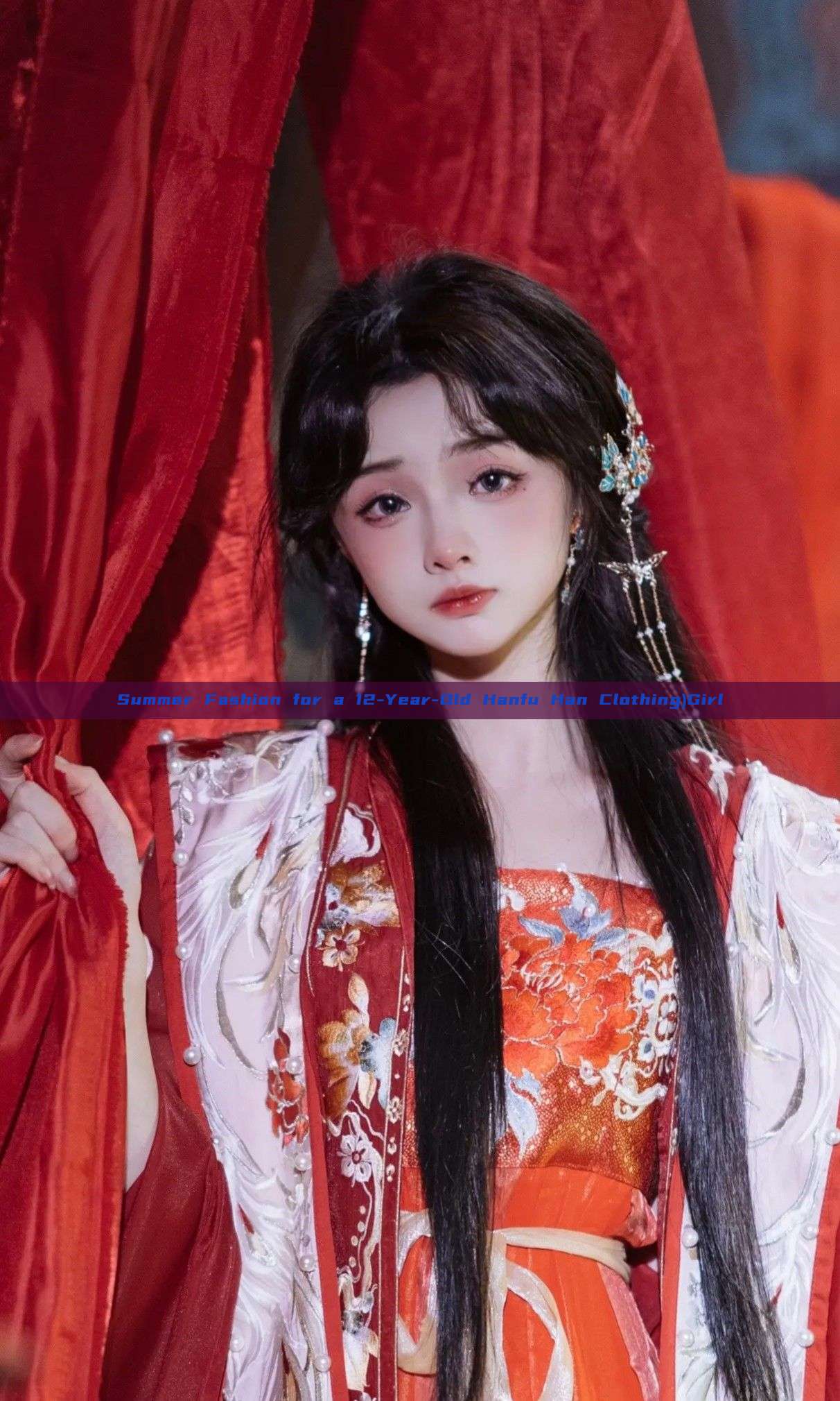 Summer Fashion for a 12-Year-Old Hanfu Han Clothing)Girl Summer Fashion for a 12-Year-Old Hanfu Han Clothing)Girl