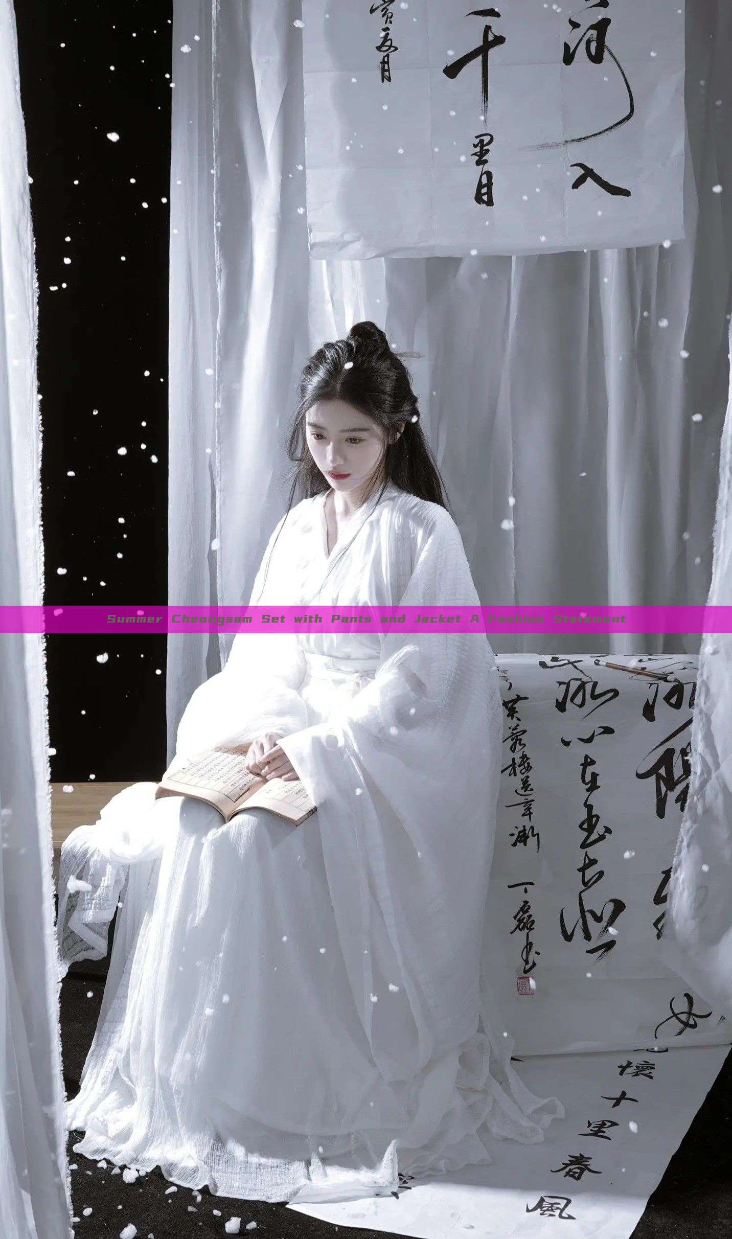 Summer Cheongsam Set with Pants and Jacket A Fashion Statement Summer Cheongsam Set with Pants and Jacket A Fashion Statement