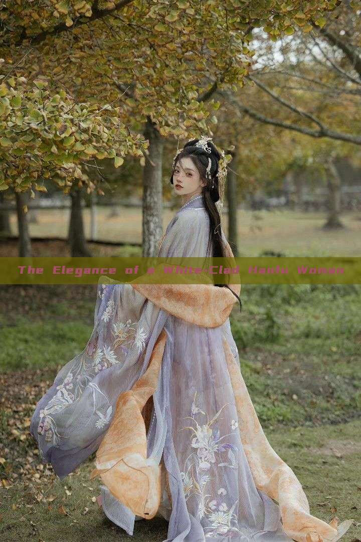 The Elegance of a White-Clad Hanfu Woman