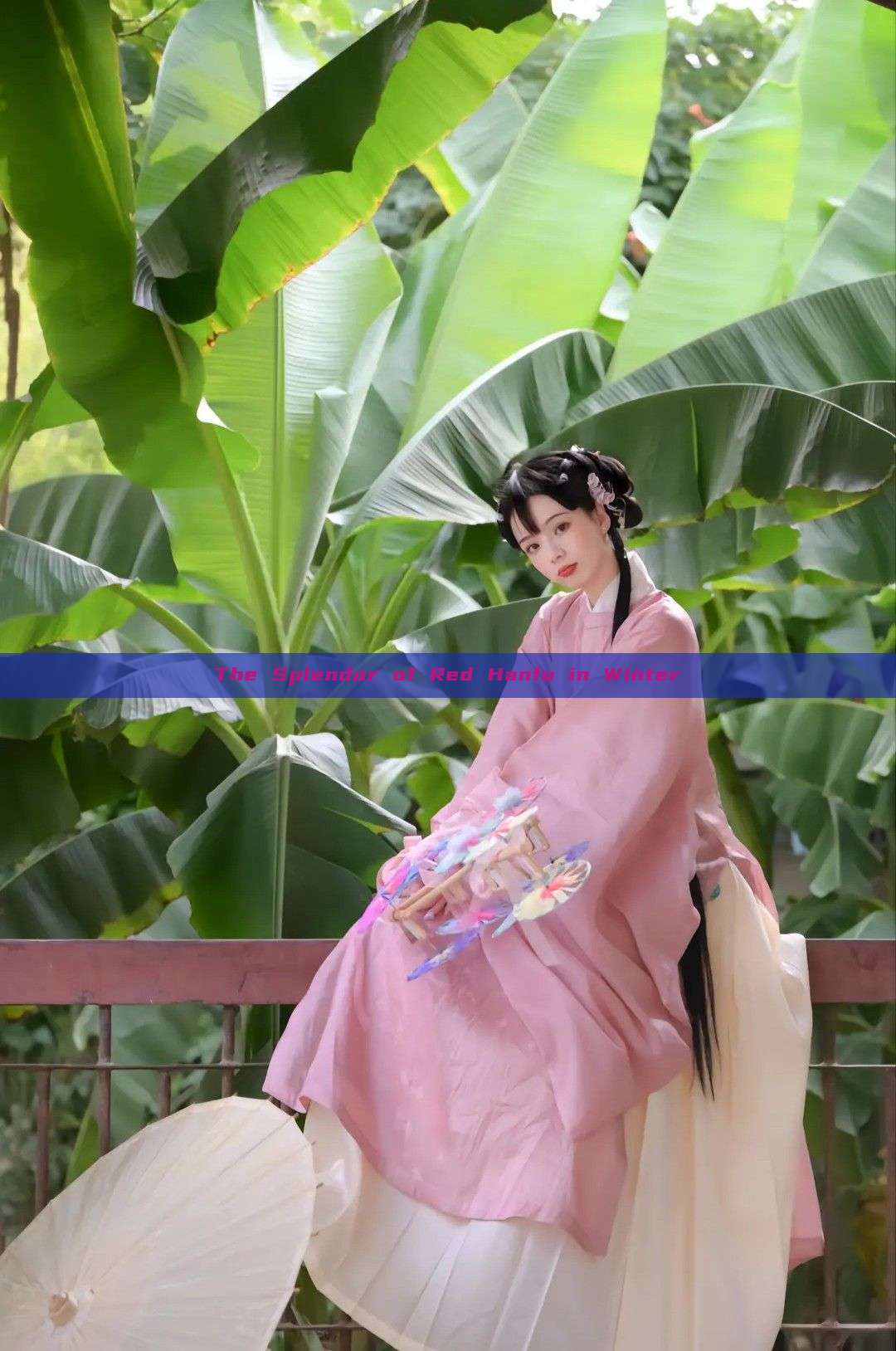 The Splendor of Red Hanfu in Winter