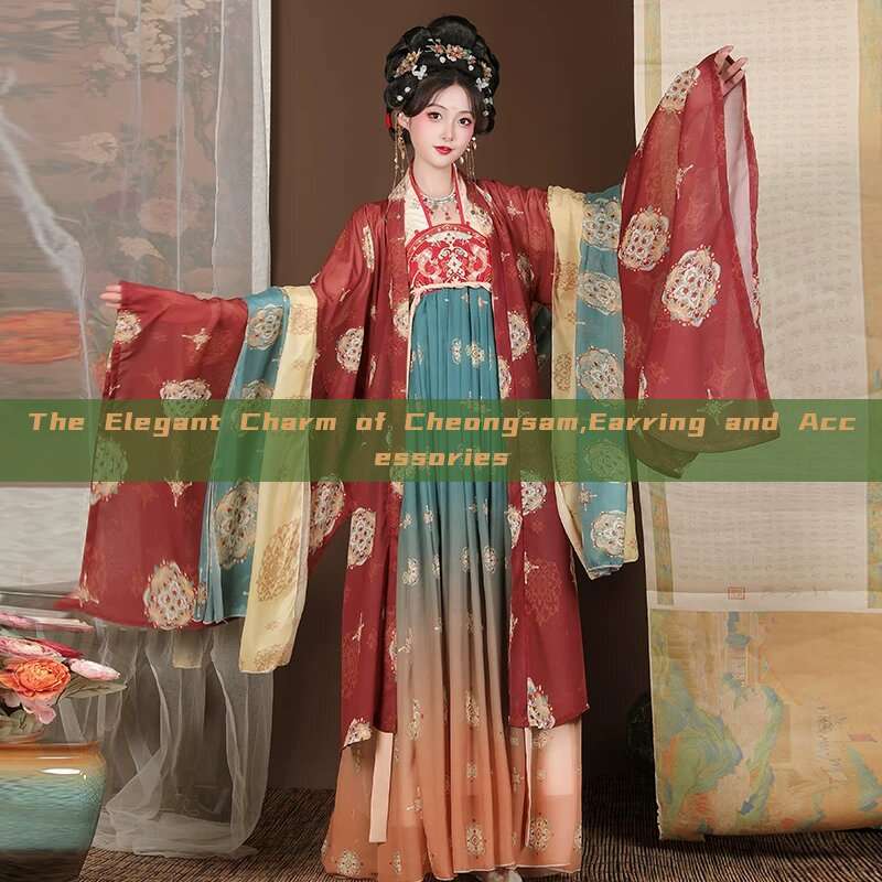 The Elegant Charm of Cheongsam,Earring and Accessories The Elegant Charm of Cheongsam,Earring and Accessories