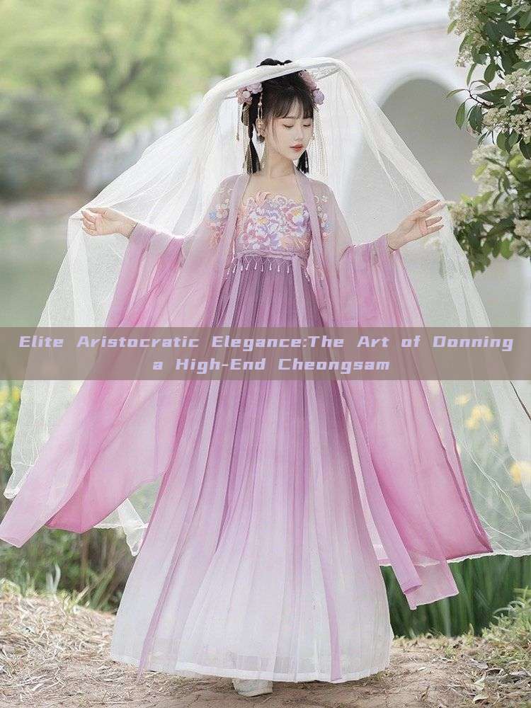 Elite Aristocratic Elegance:The Art of Donning a High-End Cheongsam Elite Aristocratic Elegance:The Art of Donning a High-End Cheongsam