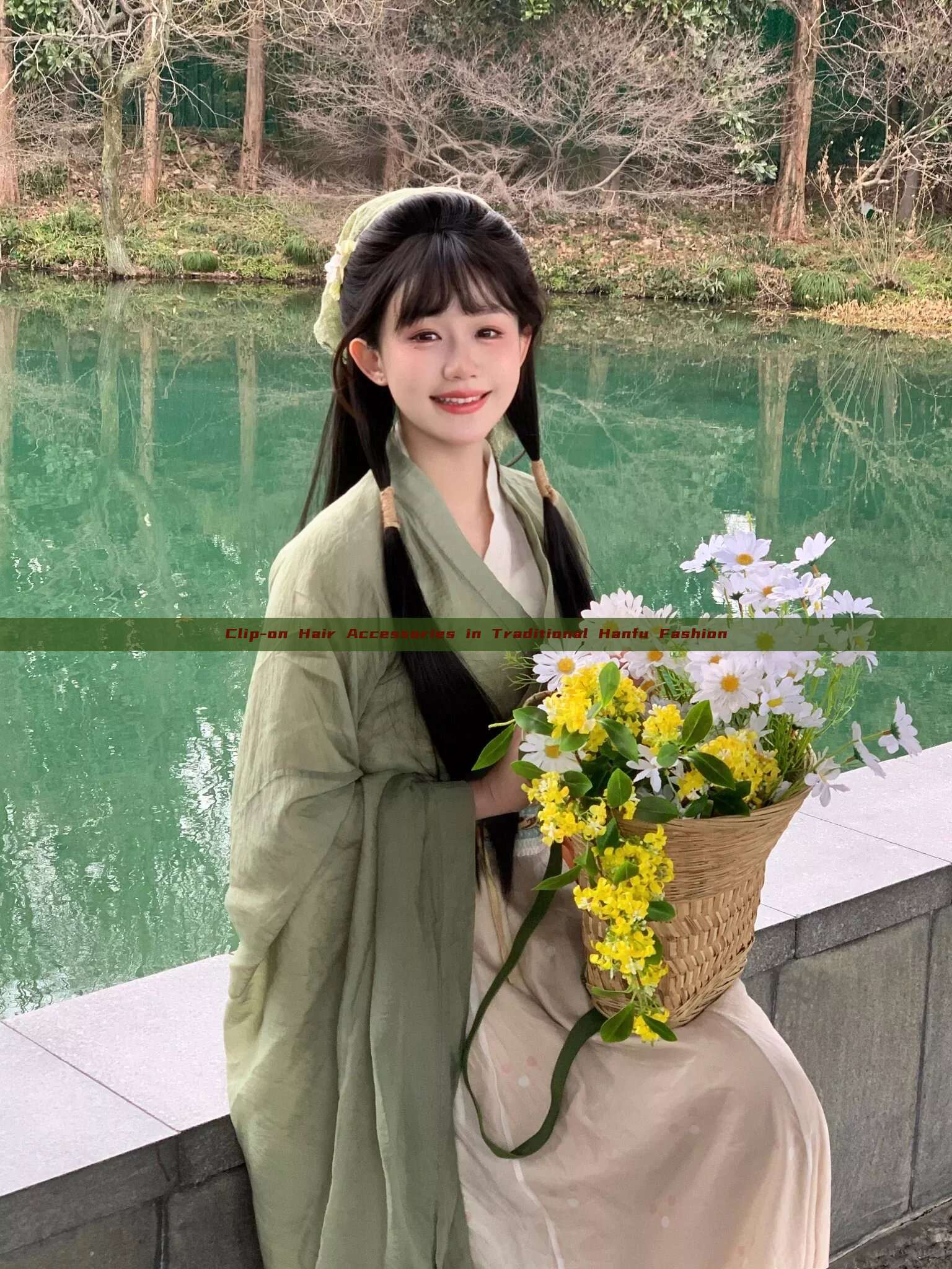 Clip-on Hair Accessories in Traditional Hanfu Fashion Clip-on Hair Accessories in Traditional Hanfu Fashion
