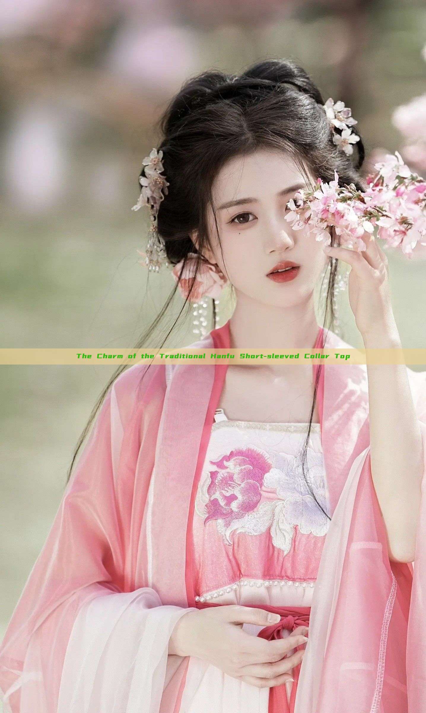 The Charm of the Traditional Hanfu Short-sleeved Collar Top The Charm of the Traditional Hanfu Short-sleeved Collar Top