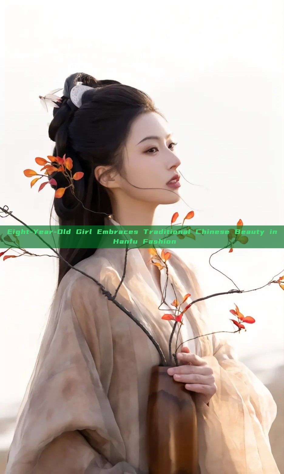 Eight-Year-Old Girl Embraces Traditional Chinese Beauty in Hanfu Fashion Eight-Year-Old Girl Embraces Traditional Chinese Beauty in Hanfu Fashion