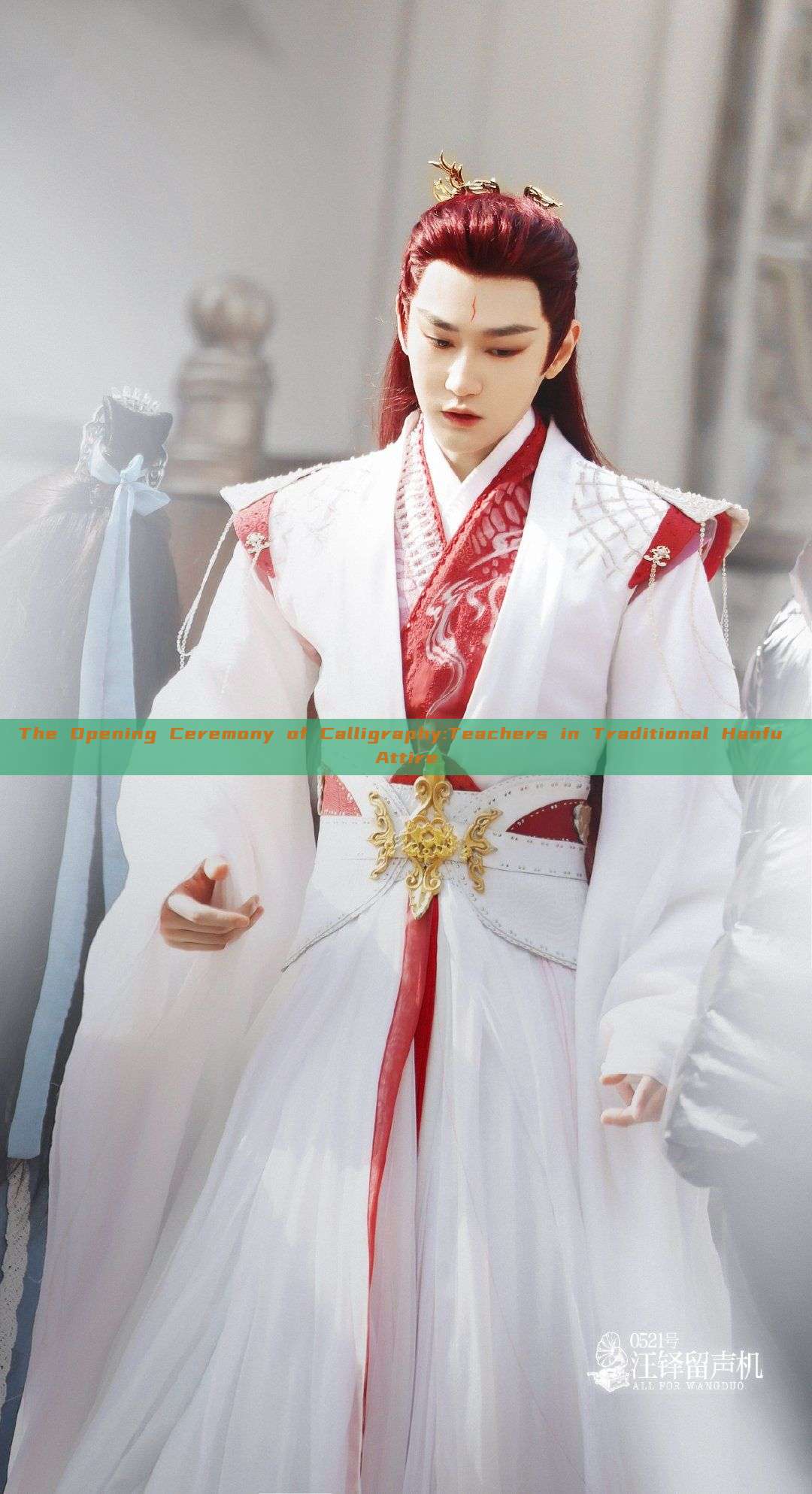 The Opening Ceremony of Calligraphy:Teachers in Traditional Hanfu Attire The Opening Ceremony of Calligraphy:Teachers in Traditional Hanfu Attire