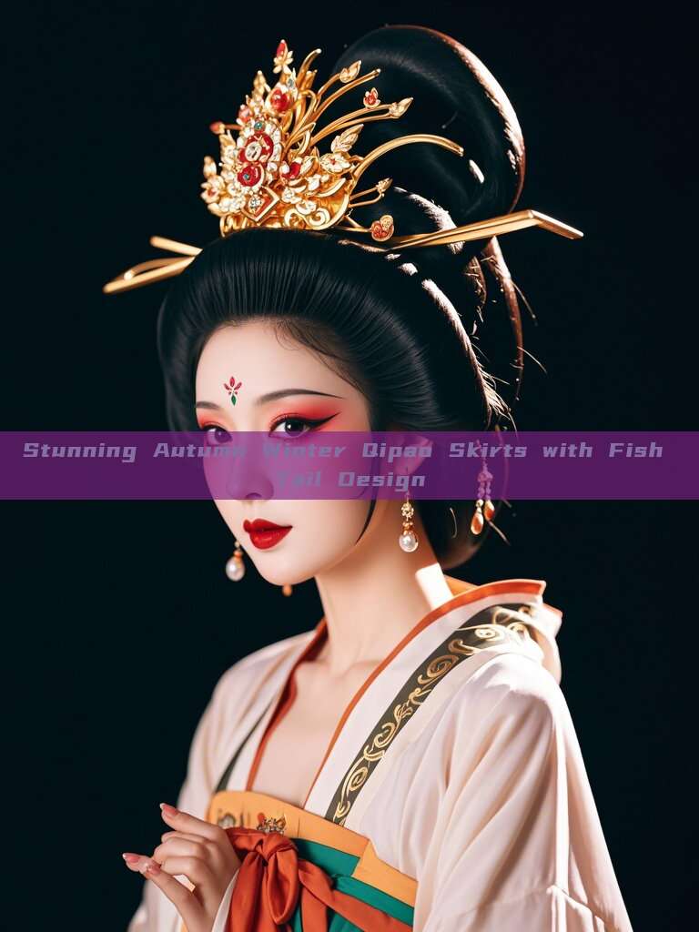Stunning Autumn Winter Qipao Skirts with Fish Tail Design