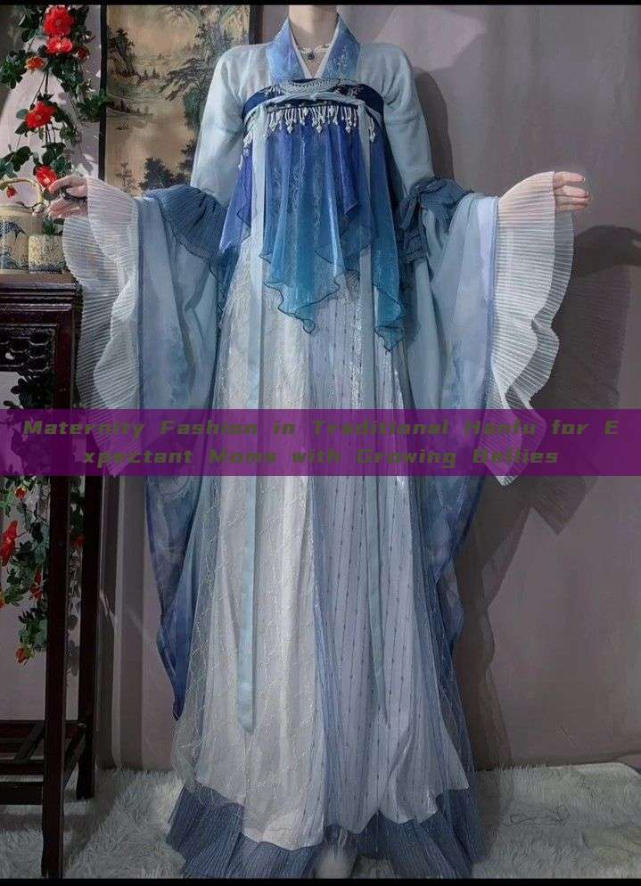 Maternity Fashion in Traditional Hanfu for Expectant Moms with Growing Bellies