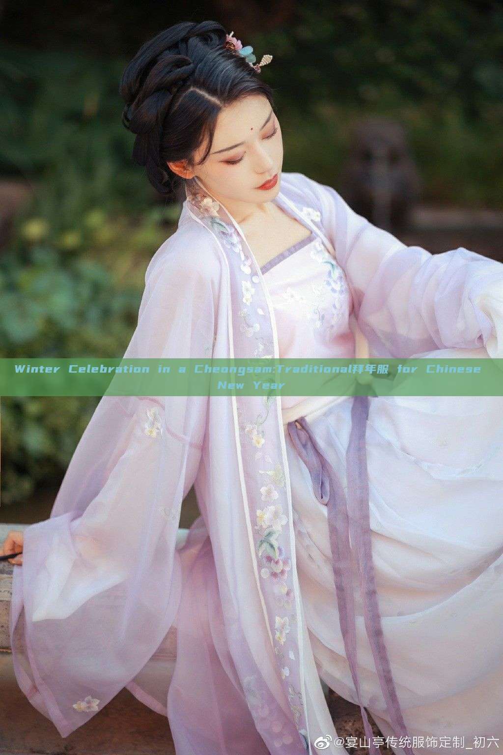 Winter Celebration in a Cheongsam:Traditional拜年服 for Chinese New Year Winter Celebration in a Cheongsam:Traditional拜年服 for Chinese New Year