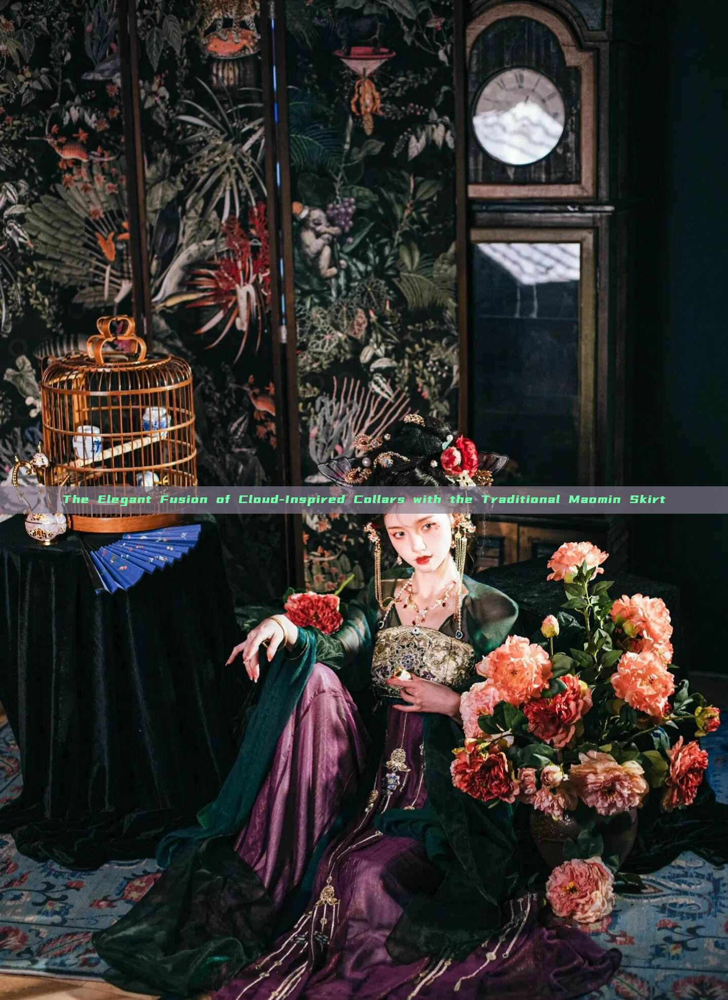 The Elegant Fusion of Cloud-Inspired Collars with the Traditional Maomin Skirt The Elegant Fusion of Cloud-Inspired Collars with the Traditional Maomin Skirt