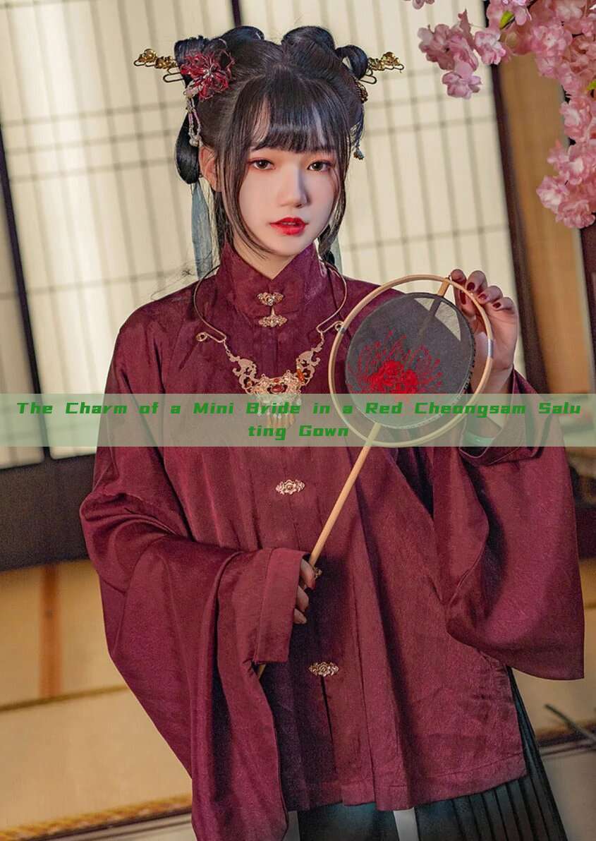 The Charm of a Mini Bride in a Red Cheongsam Saluting Gown The Charm of a Mini Bride in a Red Cheongsam Saluting Gown