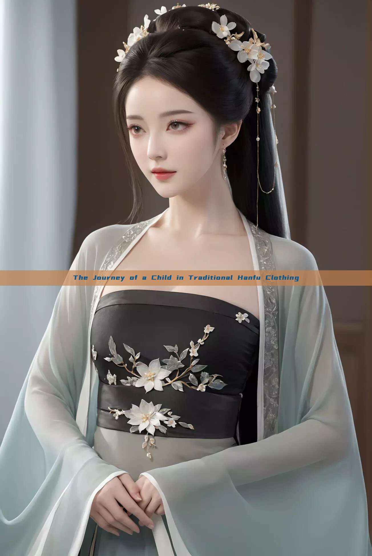 The Journey of a Child in Traditional Hanfu Clothing