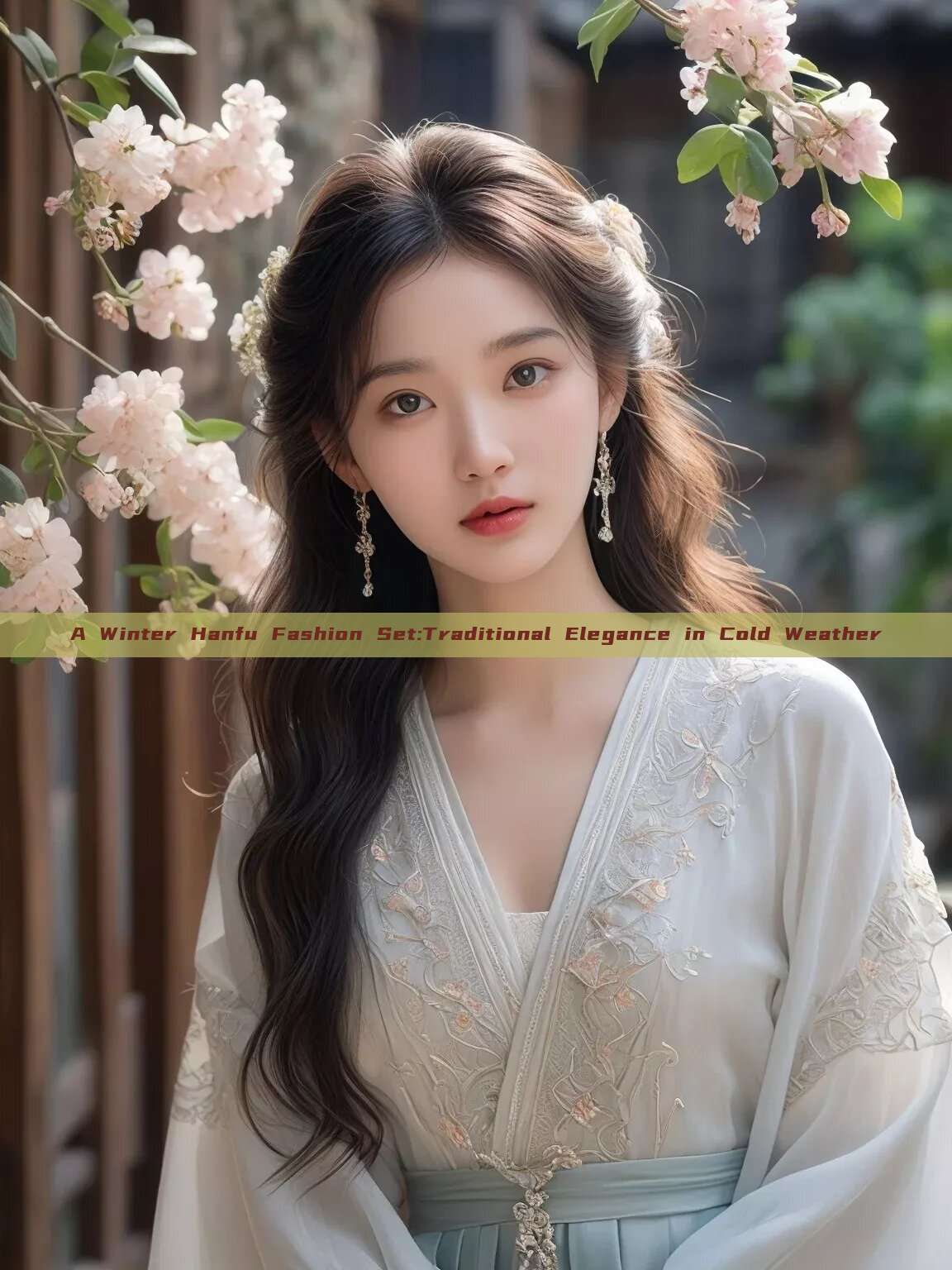 A Winter Hanfu Fashion Set:Traditional Elegance in Cold Weather A Winter Hanfu Fashion Set:Traditional Elegance in Cold Weather
