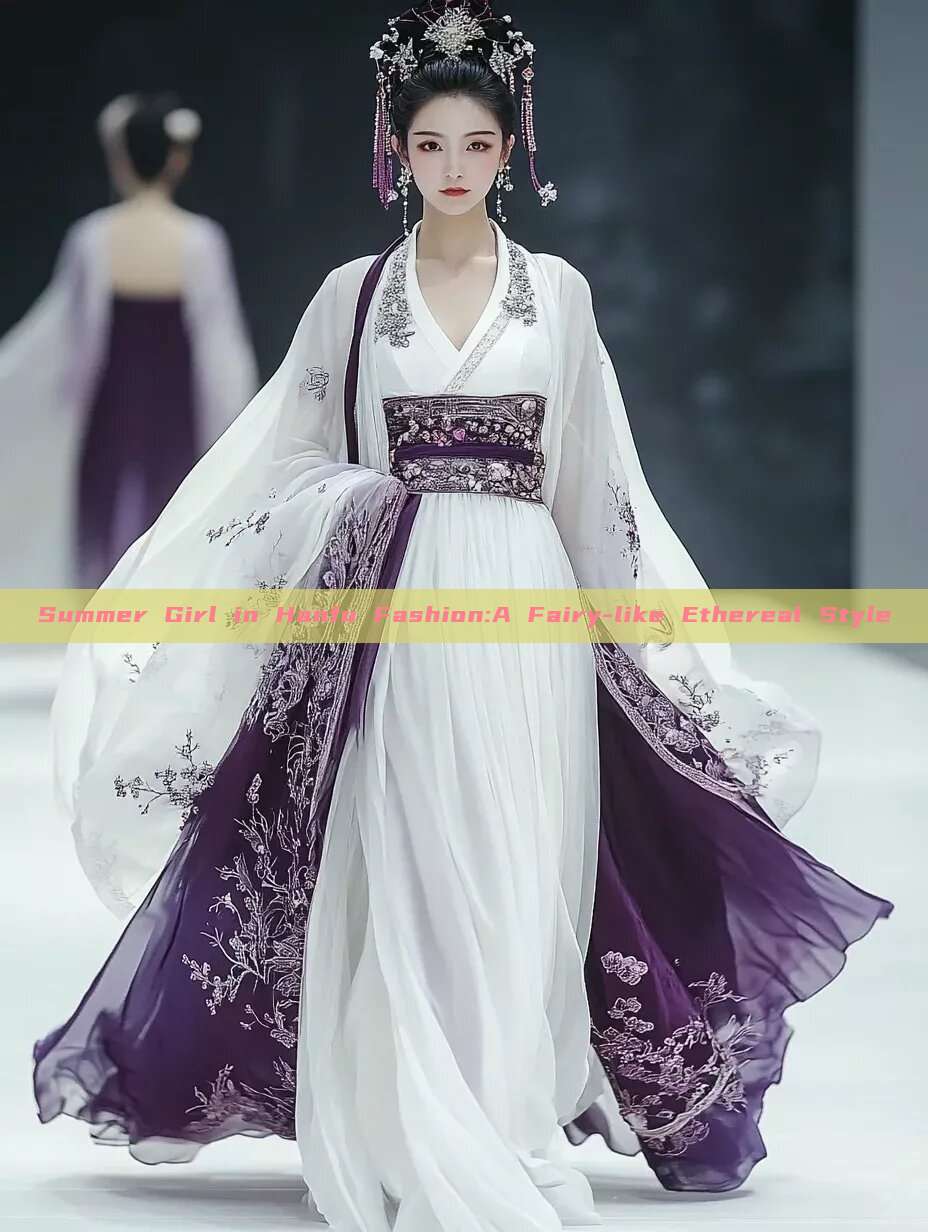 Summer Girl in Hanfu Fashion:A Fairy-like Ethereal Style Summer Girl in Hanfu Fashion:A Fairy-like Ethereal Style