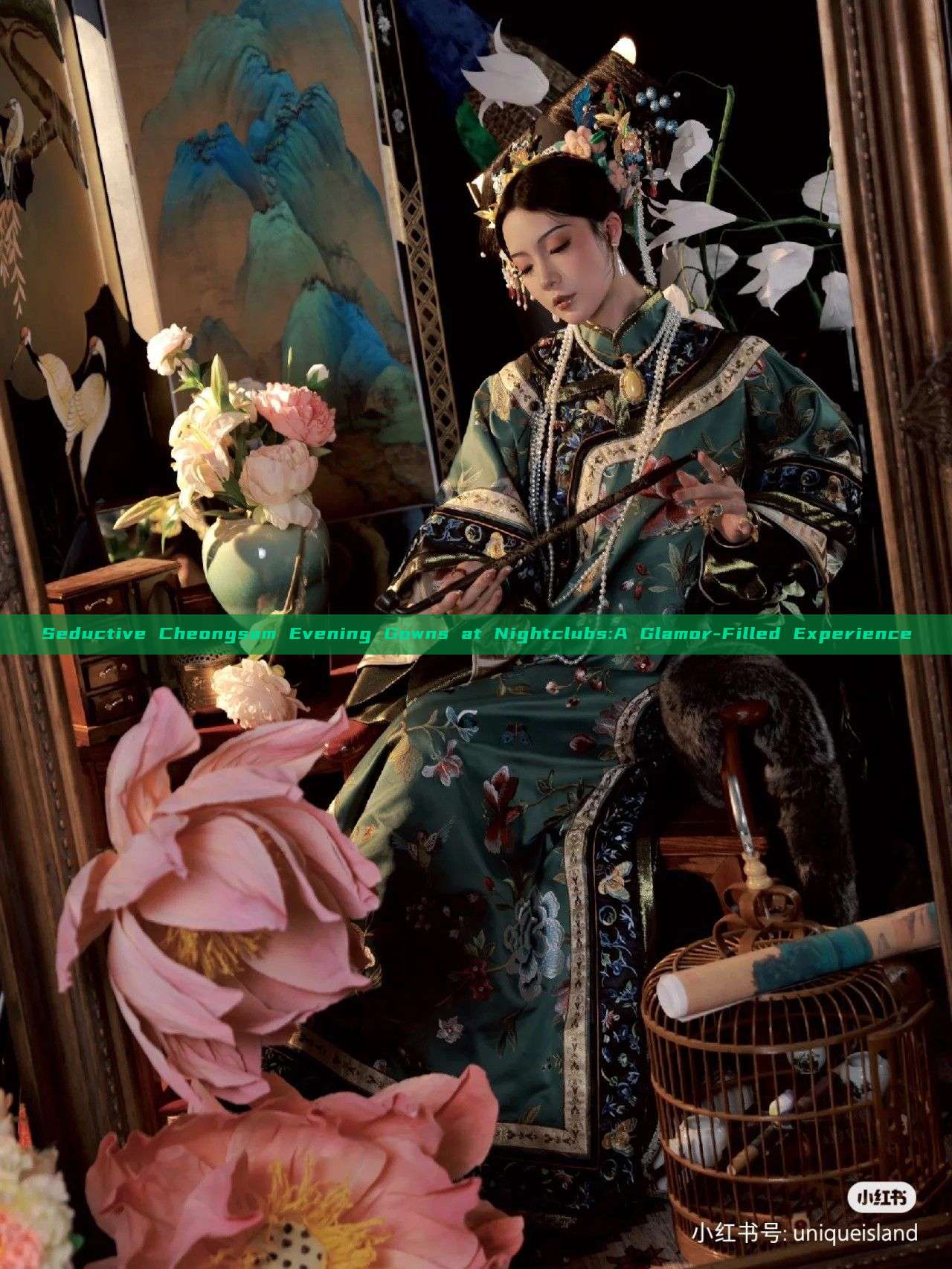 Seductive Cheongsam Evening Gowns at Nightclubs:A Glamor-Filled Experience