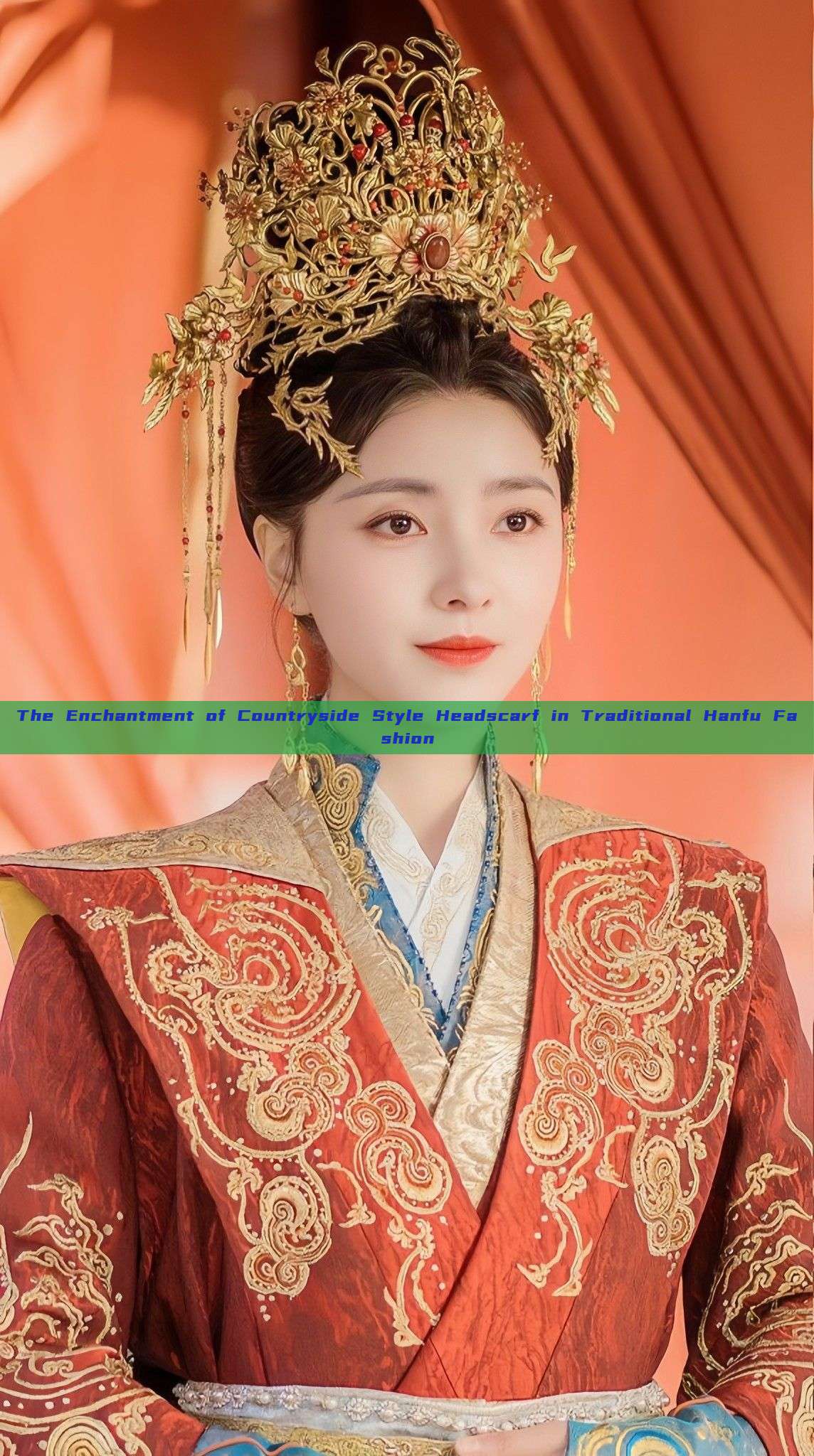 The Enchantment of Countryside Style Headscarf in Traditional Hanfu Fashion The Enchantment of Countryside Style Headscarf in Traditional Hanfu Fashion