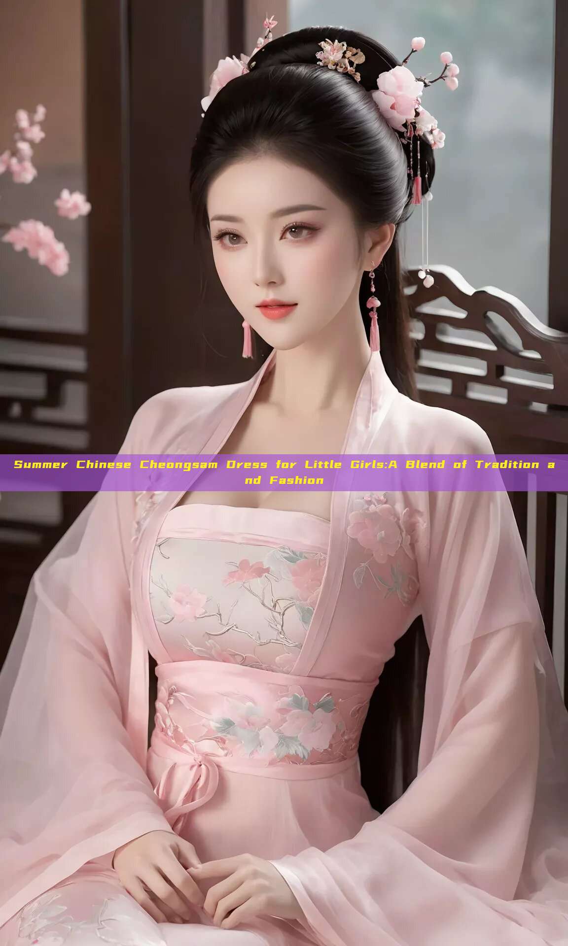 Summer Chinese Cheongsam Dress for Little Girls:A Blend of Tradition and Fashion Summer Chinese Cheongsam Dress for Little Girls:A Blend of Tradition and Fashion
