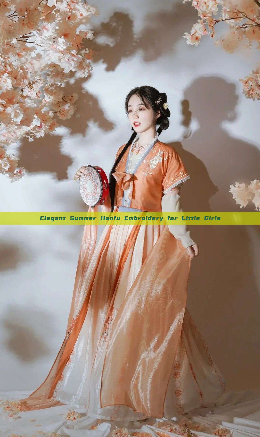 Elegant Summer Hanfu Embroidery for Little Girls Elegant Summer Hanfu Embroidery for Little Girls