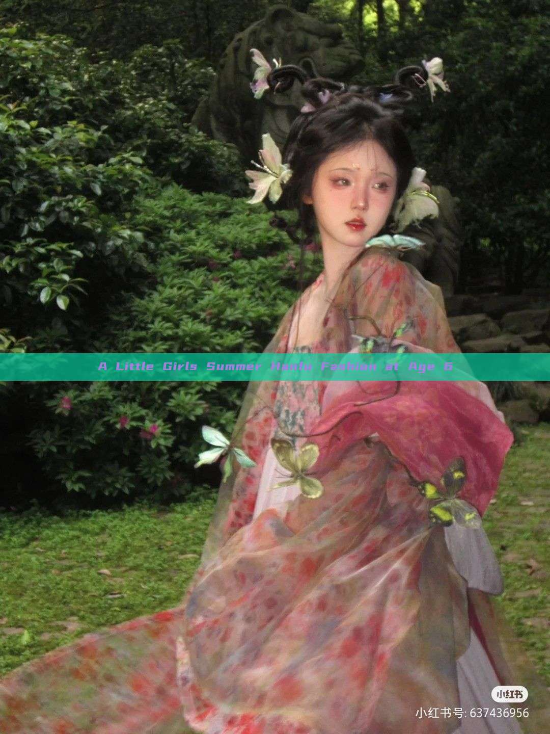 A Little Girls Summer Hanfu Fashion at Age 6 A Little Girls Summer Hanfu Fashion at Age 6