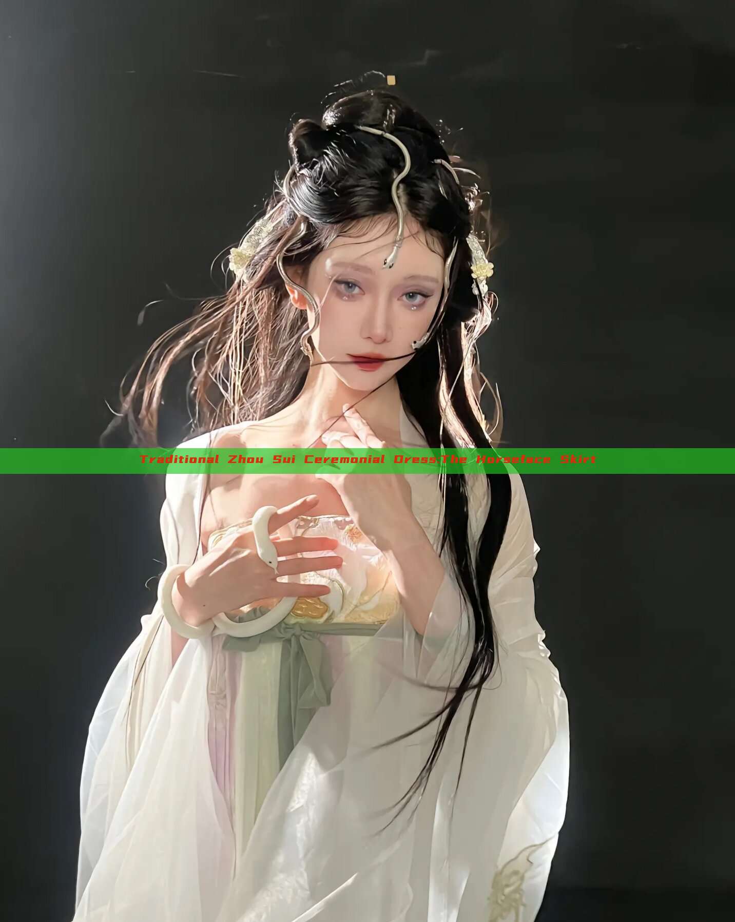 Traditional Zhou Sui Ceremonial Dress:The Horseface Skirt Traditional Zhou Sui Ceremonial Dress:The Horseface Skirt