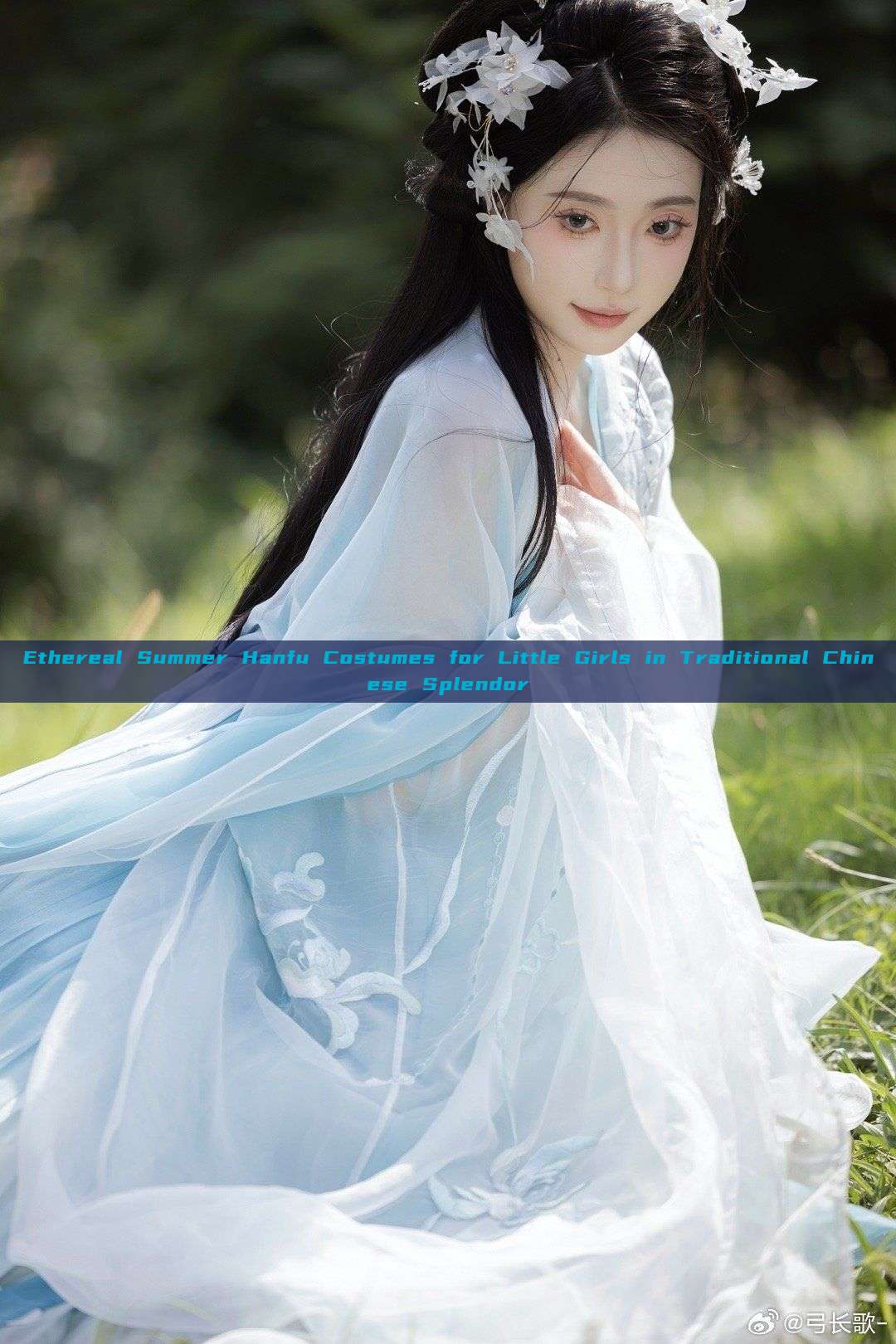 Ethereal Summer Hanfu Costumes for Little Girls in Traditional Chinese Splendor Ethereal Summer Hanfu Costumes for Little Girls in Traditional Chinese Splendor