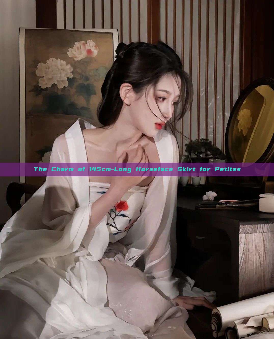 The Charm of 145cm-Long Horseface Skirt for Petites The Charm of 145cm-Long Horseface Skirt for Petites