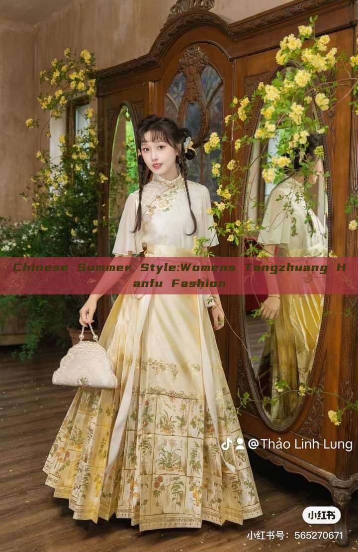 Chinese Summer Style:Womens Tangzhuang Hanfu Fashion Chinese Summer Style:Womens Tangzhuang Hanfu Fashion