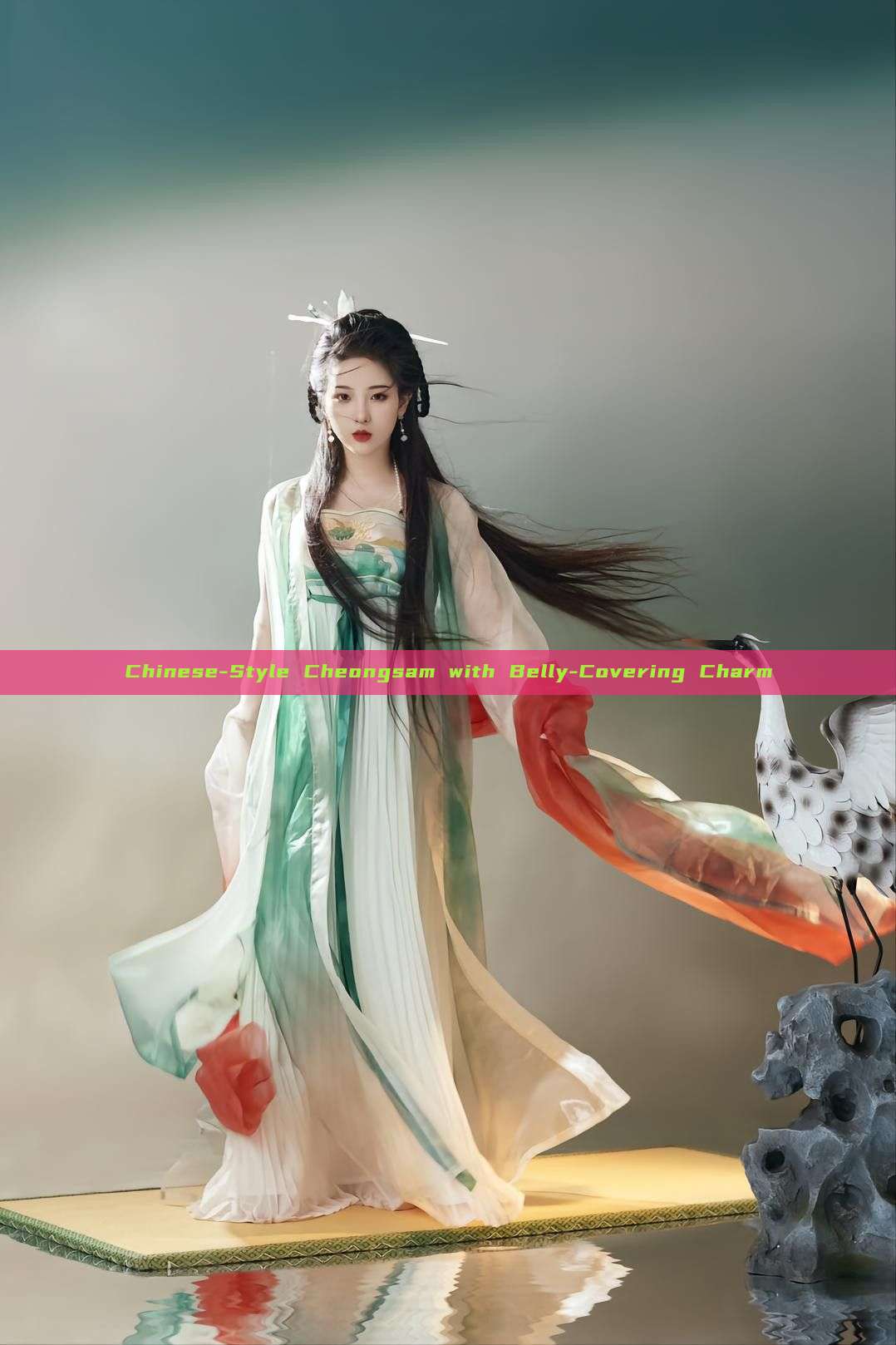 Chinese-Style Cheongsam with Belly-Covering Charm Chinese-Style Cheongsam with Belly-Covering Charm