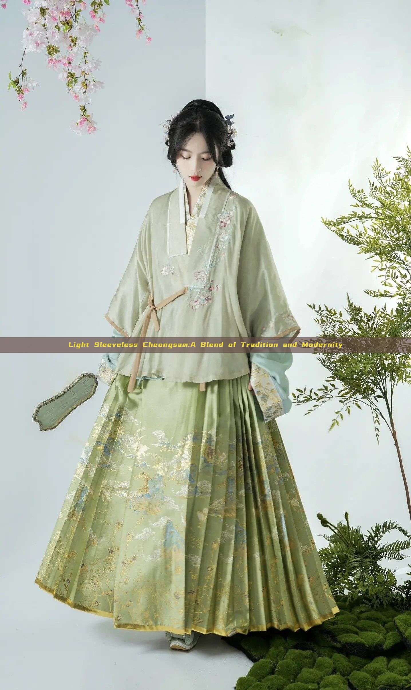 Light Sleeveless Cheongsam:A Blend of Tradition and Modernity Light Sleeveless Cheongsam:A Blend of Tradition and Modernity