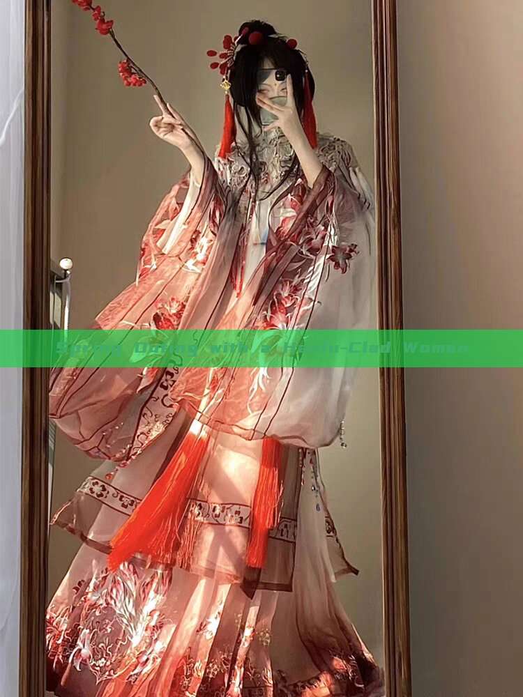 Spring Outing with a Hanfu-Clad Woman Spring Outing with a Hanfu-Clad Woman