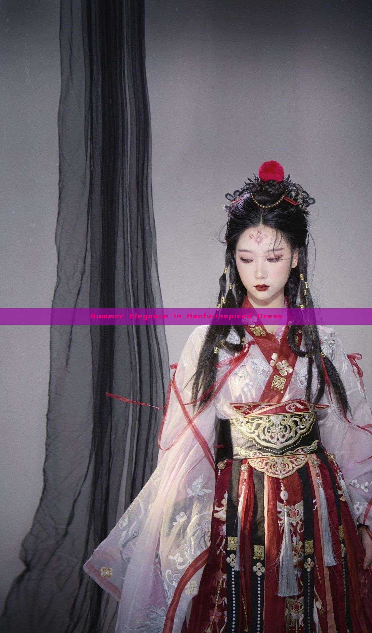 Summer Elegance in Hanfu-Inspired Dress