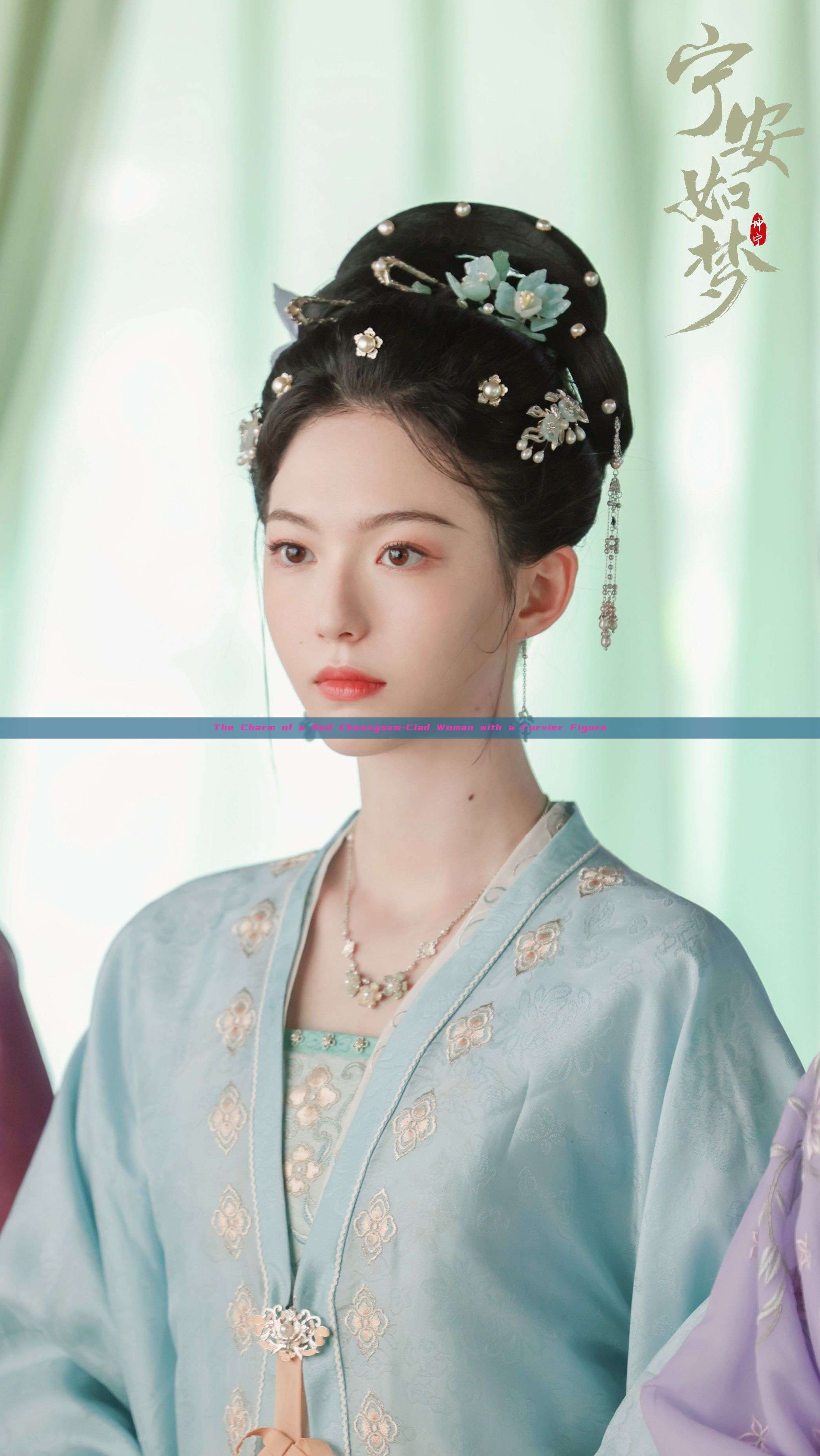 The Charm of a Red Cheongsam-Clad Woman with a Curvier Figure The Charm of a Red Cheongsam-Clad Woman with a Curvier Figure