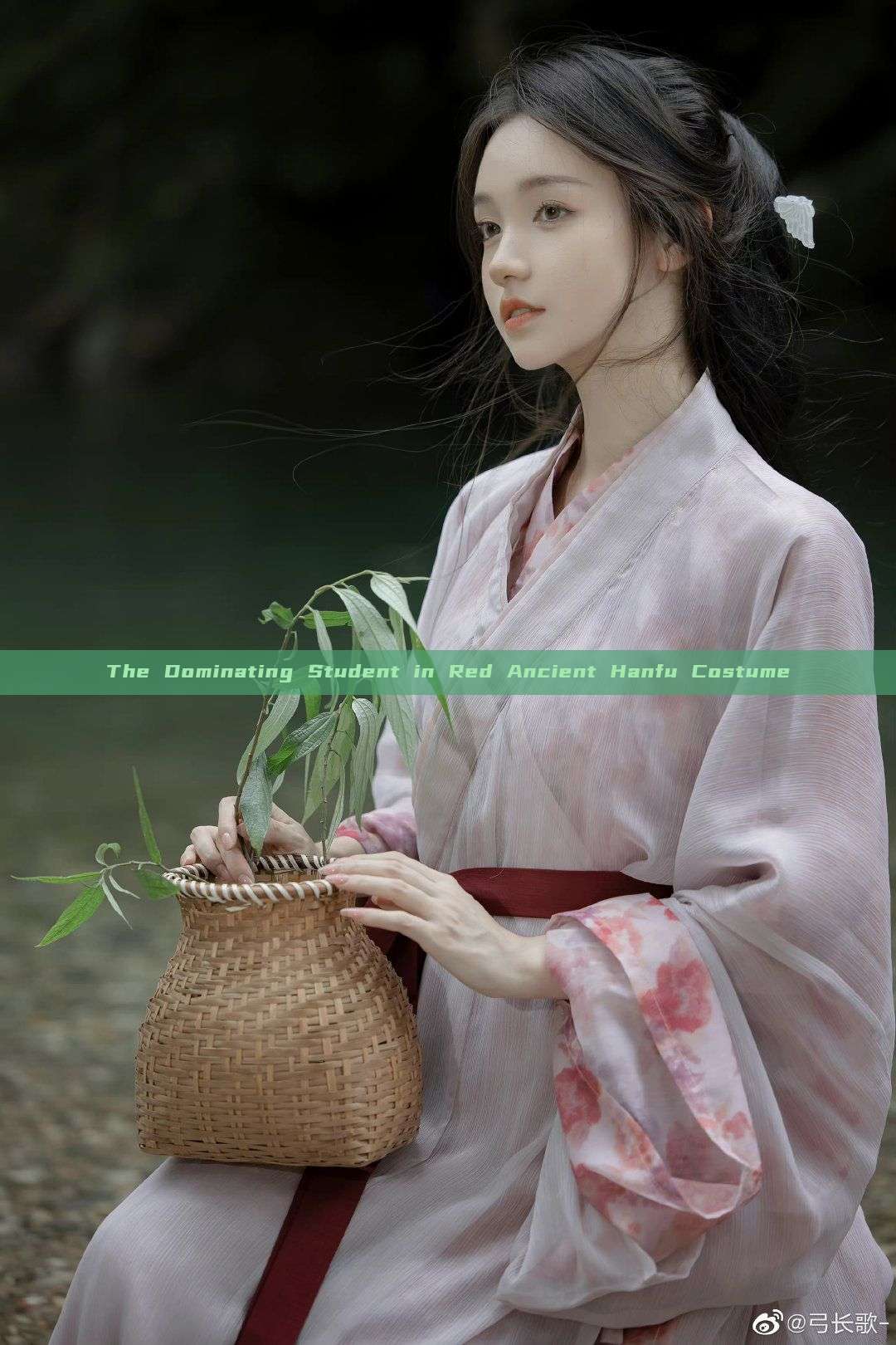 The Dominating Student in Red Ancient Hanfu Costume The Dominating Student in Red Ancient Hanfu Costume