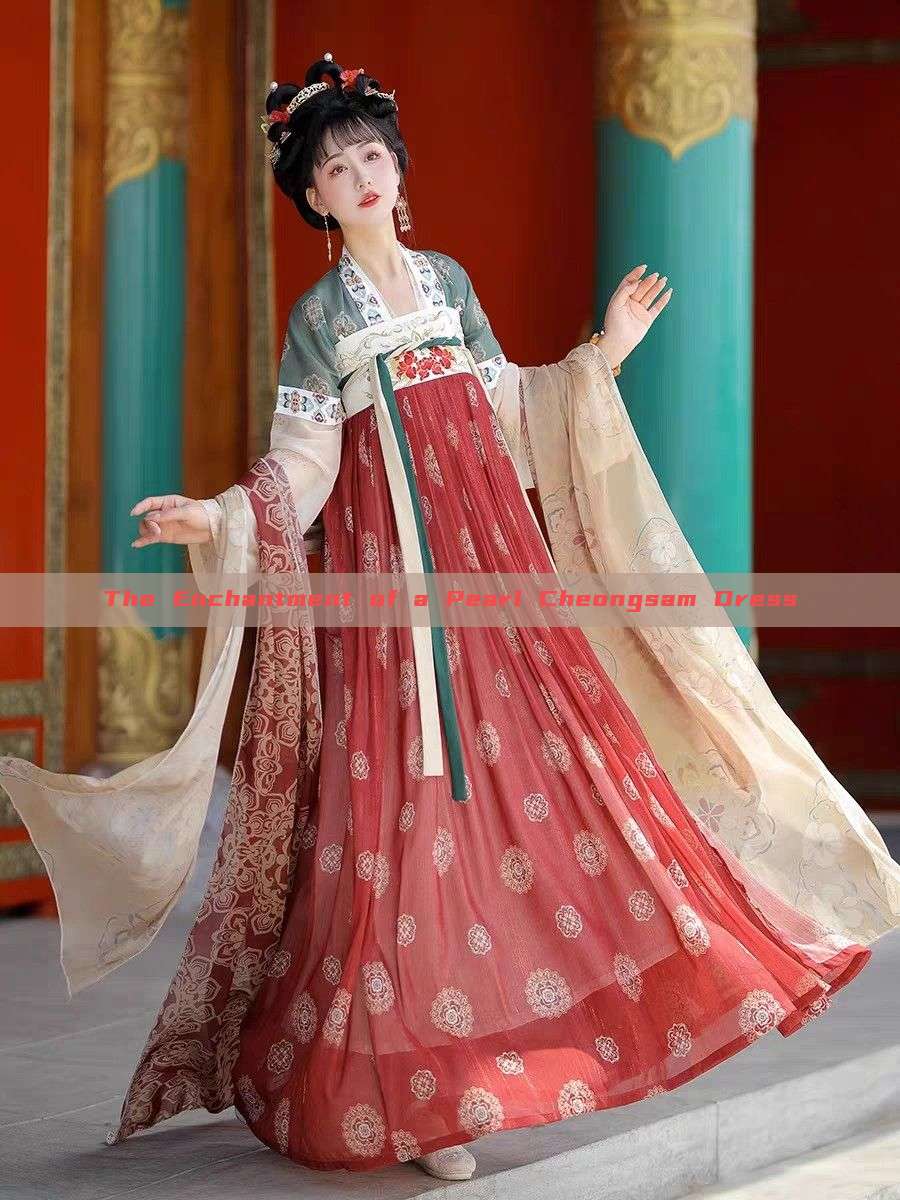 The Enchantment of a Pearl Cheongsam Dress The Enchantment of a Pearl Cheongsam Dress