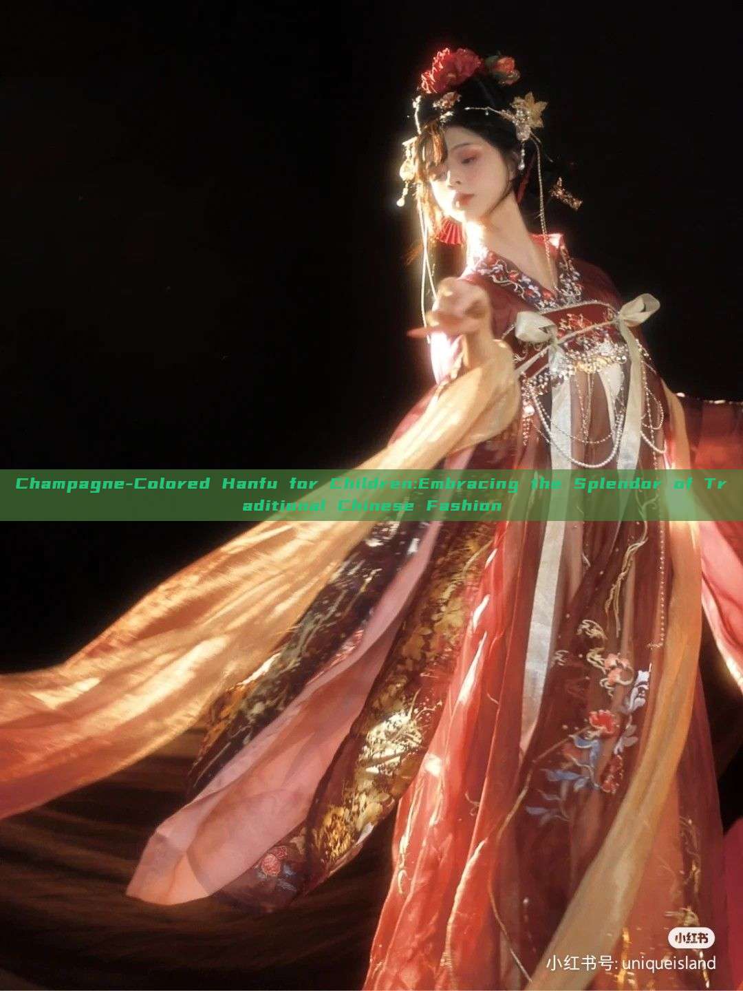 Champagne-Colored Hanfu for Children:Embracing the Splendor of Traditional Chinese Fashion Champagne-Colored Hanfu for Children:Embracing the Splendor of Traditional Chinese Fashion