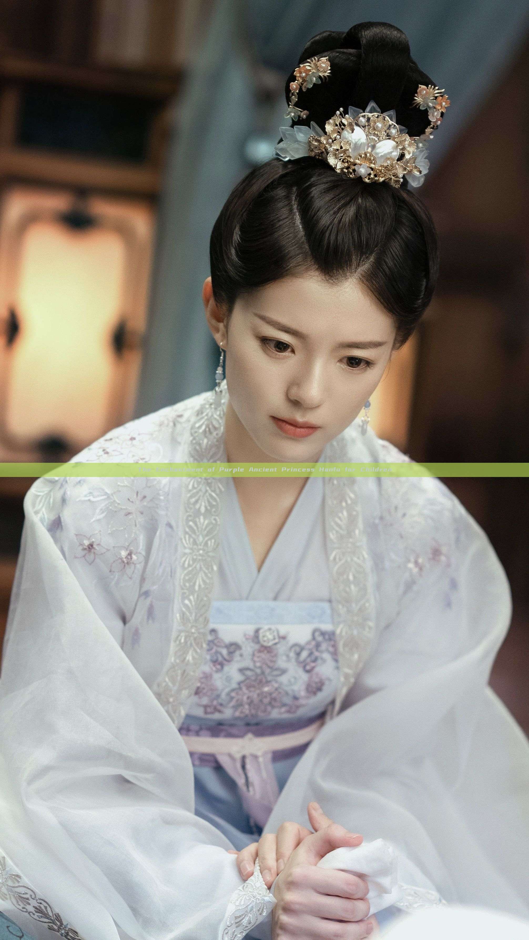The Enchantment of Purple Ancient Princess Hanfu for Children The Enchantment of Purple Ancient Princess Hanfu for Children