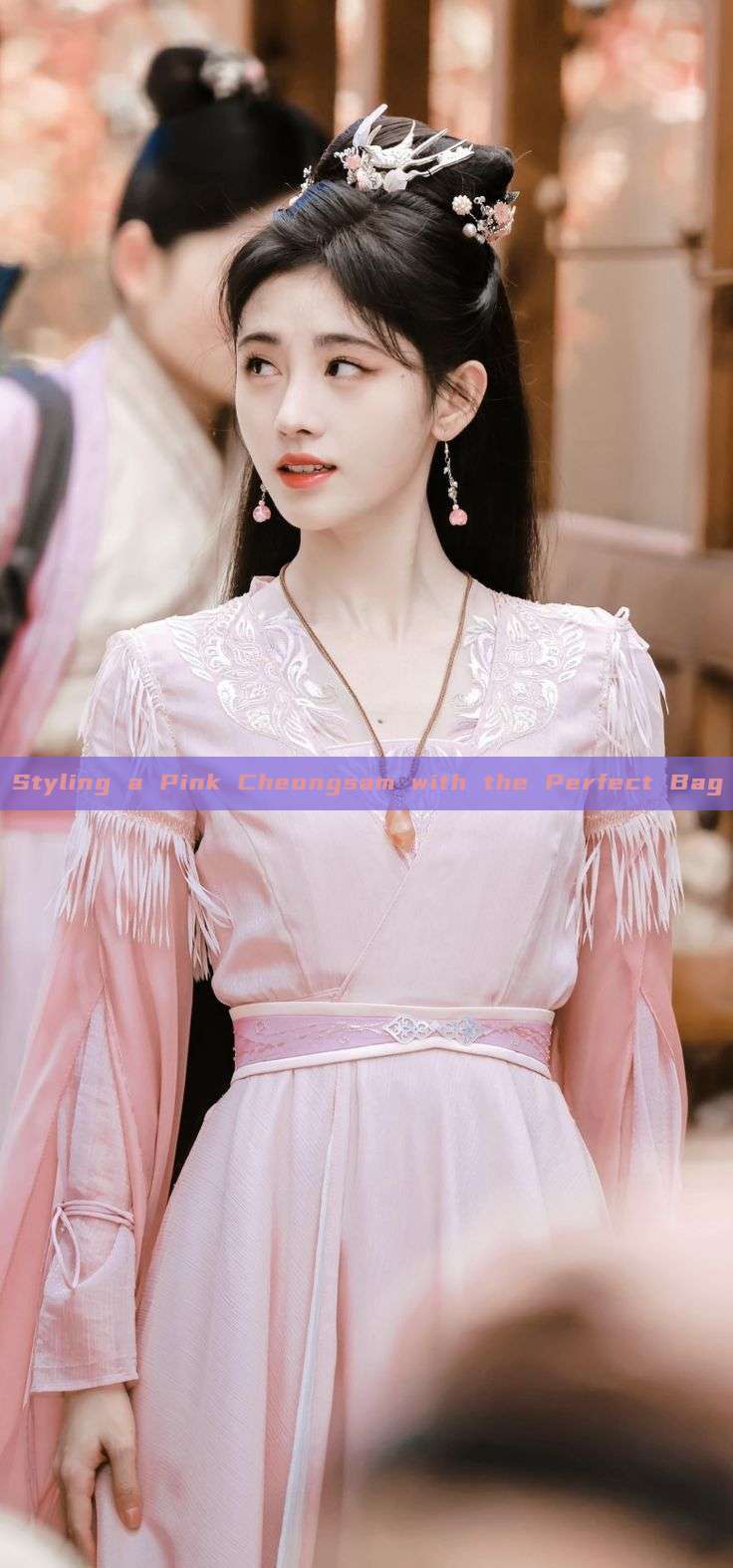 Styling a Pink Cheongsam with the Perfect Bag