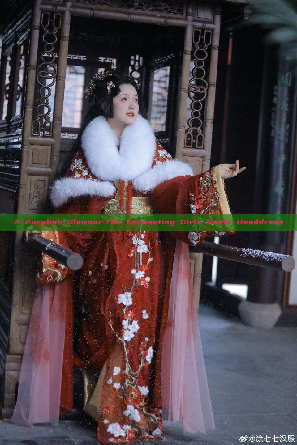 A Purplish Glamour:The Enchanting Girls Hanfu Headdress A Purplish Glamour:The Enchanting Girls Hanfu Headdress