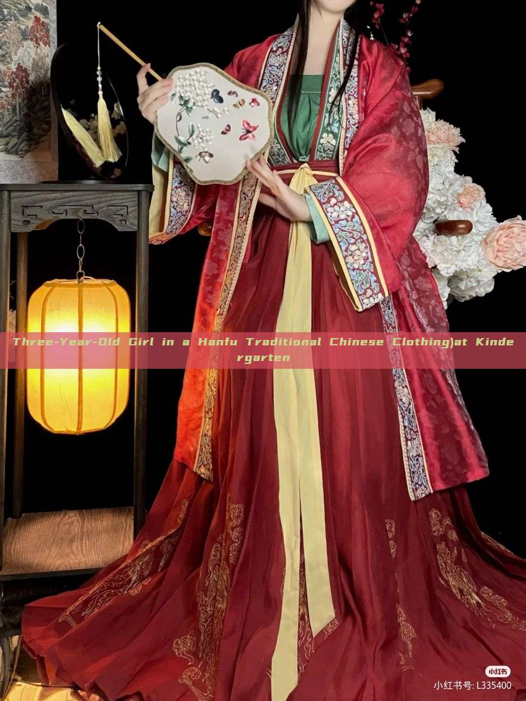 Three-Year-Old Girl in a Hanfu Traditional Chinese Clothing)at Kindergarten Three-Year-Old Girl in a Hanfu Traditional Chinese Clothing)at Kindergarten