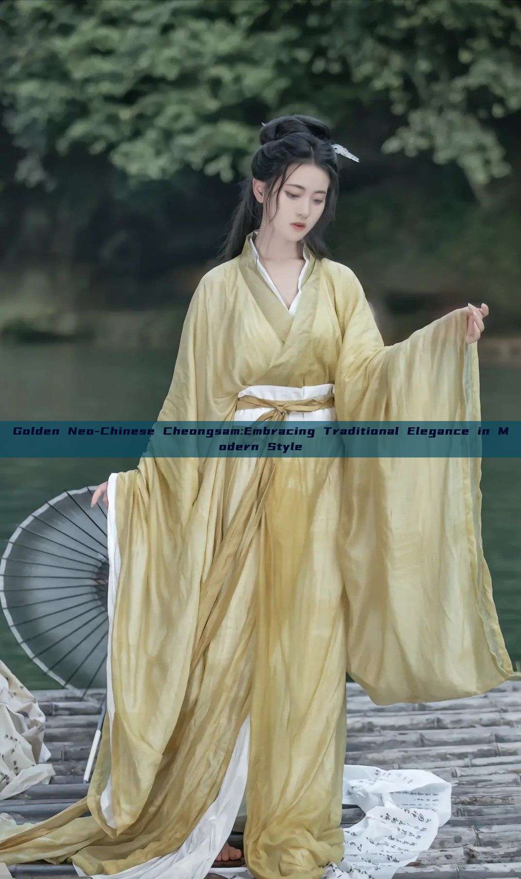 Golden Neo-Chinese Cheongsam:Embracing Traditional Elegance in Modern Style Golden Neo-Chinese Cheongsam:Embracing Traditional Elegance in Modern Style