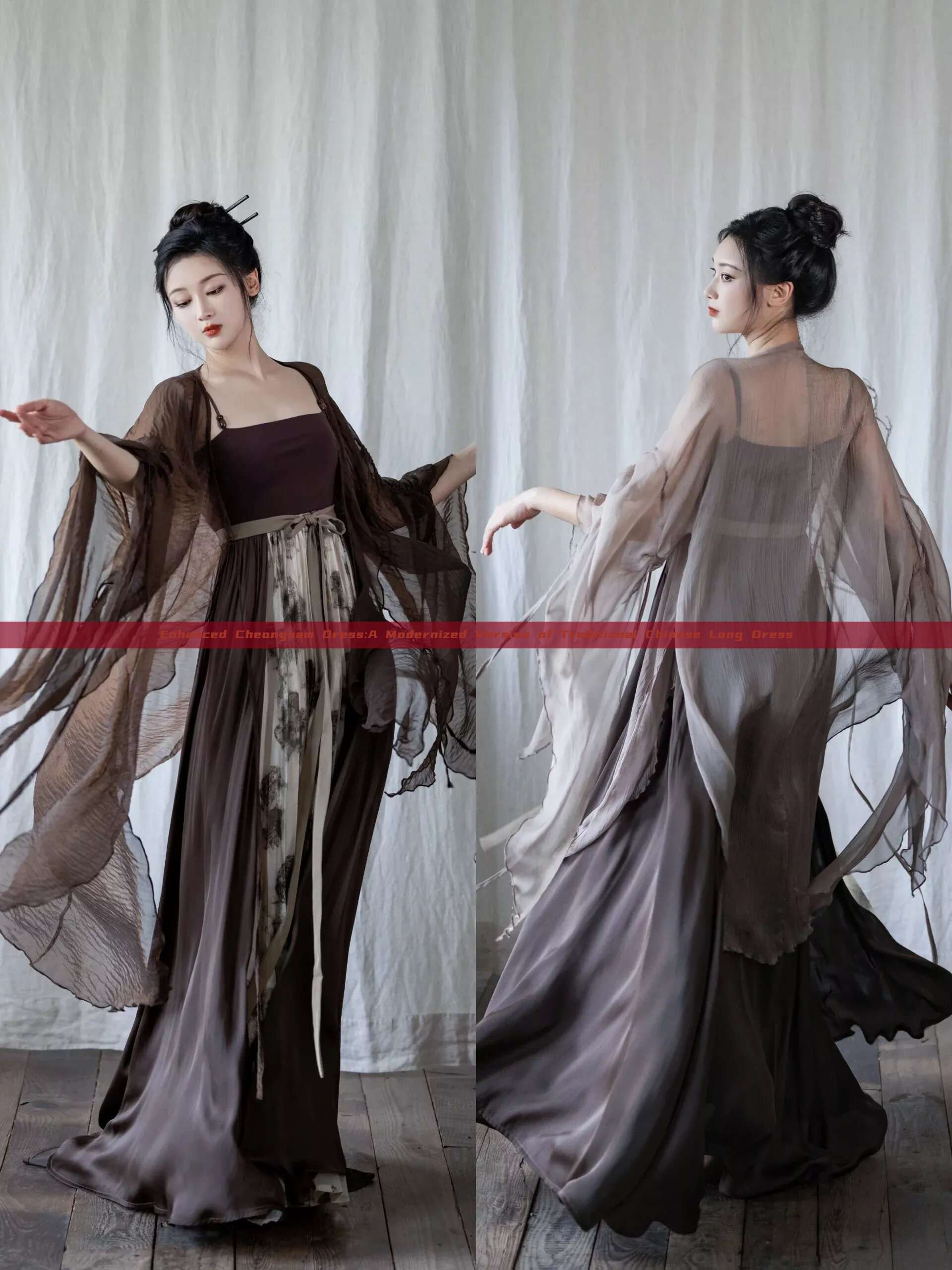 Enhanced Cheongsam Dress:A Modernized Version of Traditional Chinese Long Dress Enhanced Cheongsam Dress:A Modernized Version of Traditional Chinese Long Dress